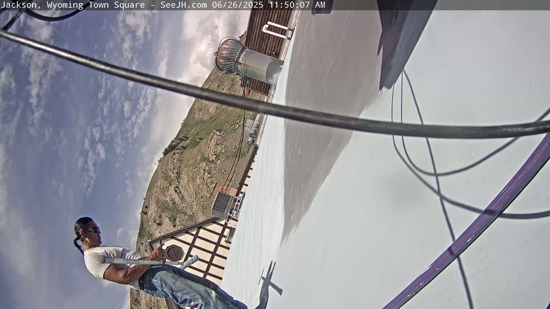 Jackson Hole, Jackson Town Junction Easy View Live Cam - Jackson, Teton, Wyoming, USA