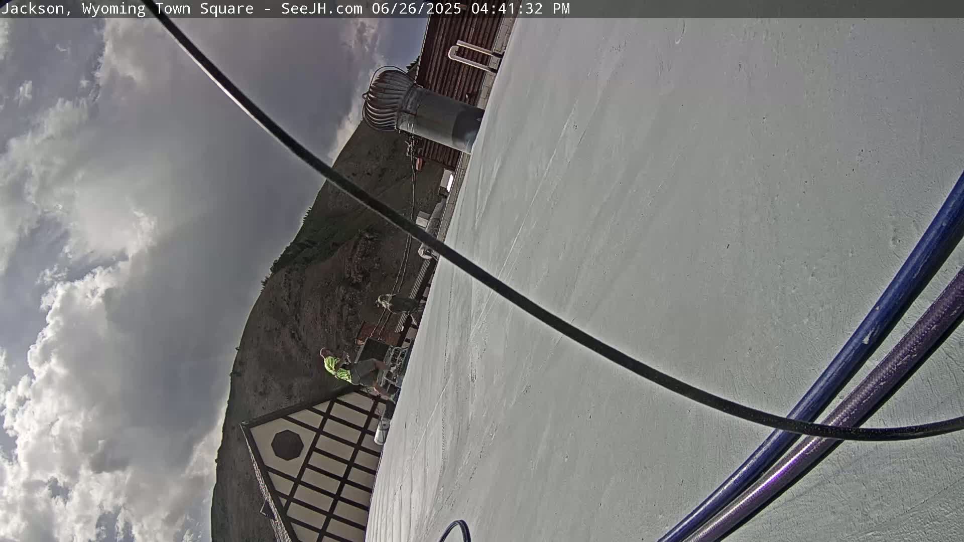 Jackson Hole, Jackson Town Junction Easy View Live Cam - Jackson, Teton, Wyoming, USA