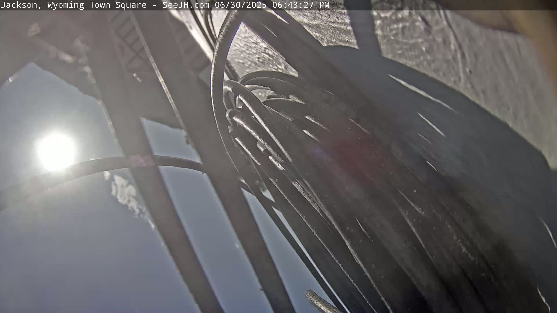 Jackson Hole, Jackson Town Junction Easy View Live Cam - Jackson, Teton, Wyoming, USA