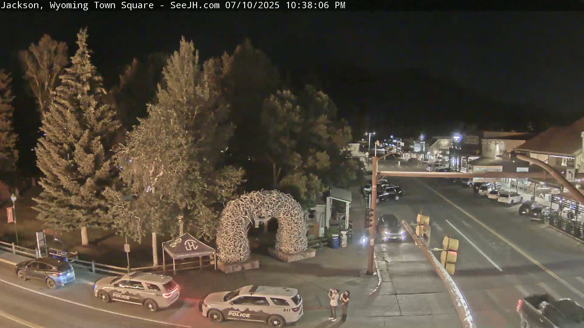 Jackson Hole, Jackson Town Junction Easy View Live Cam - Jackson, Teton, Wyoming, USA
