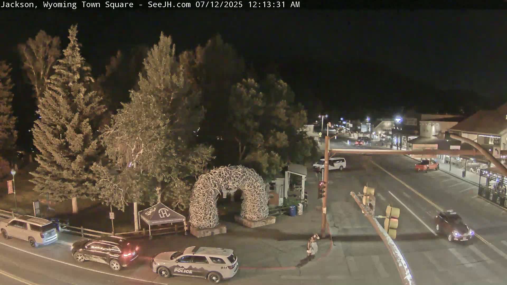 Jackson Hole, Jackson Town Junction Easy View Live Cam - Jackson, Teton, Wyoming, USA