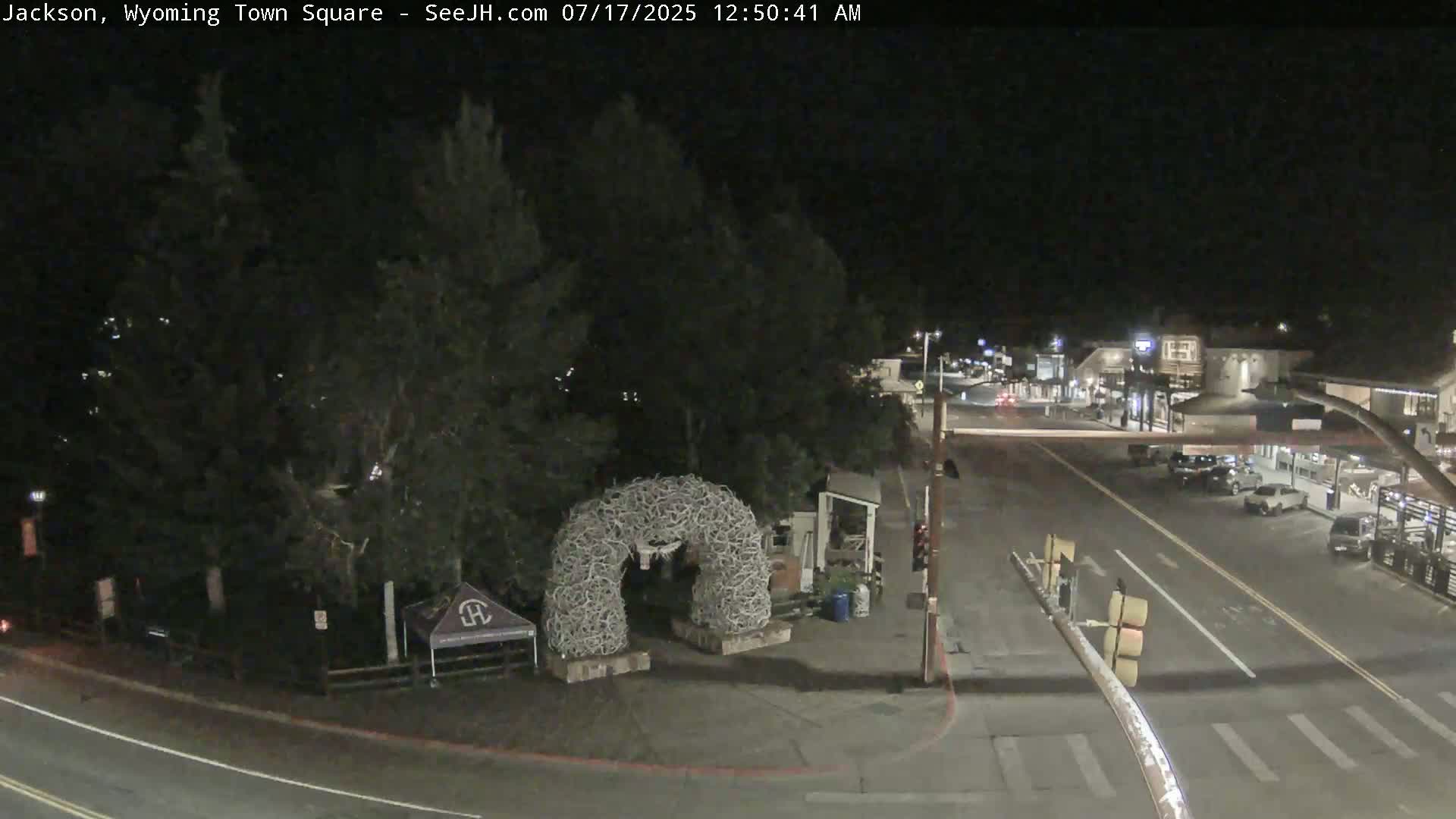 Jackson Hole, Jackson Town Junction Easy View Live Cam - Jackson, Teton, Wyoming, USA