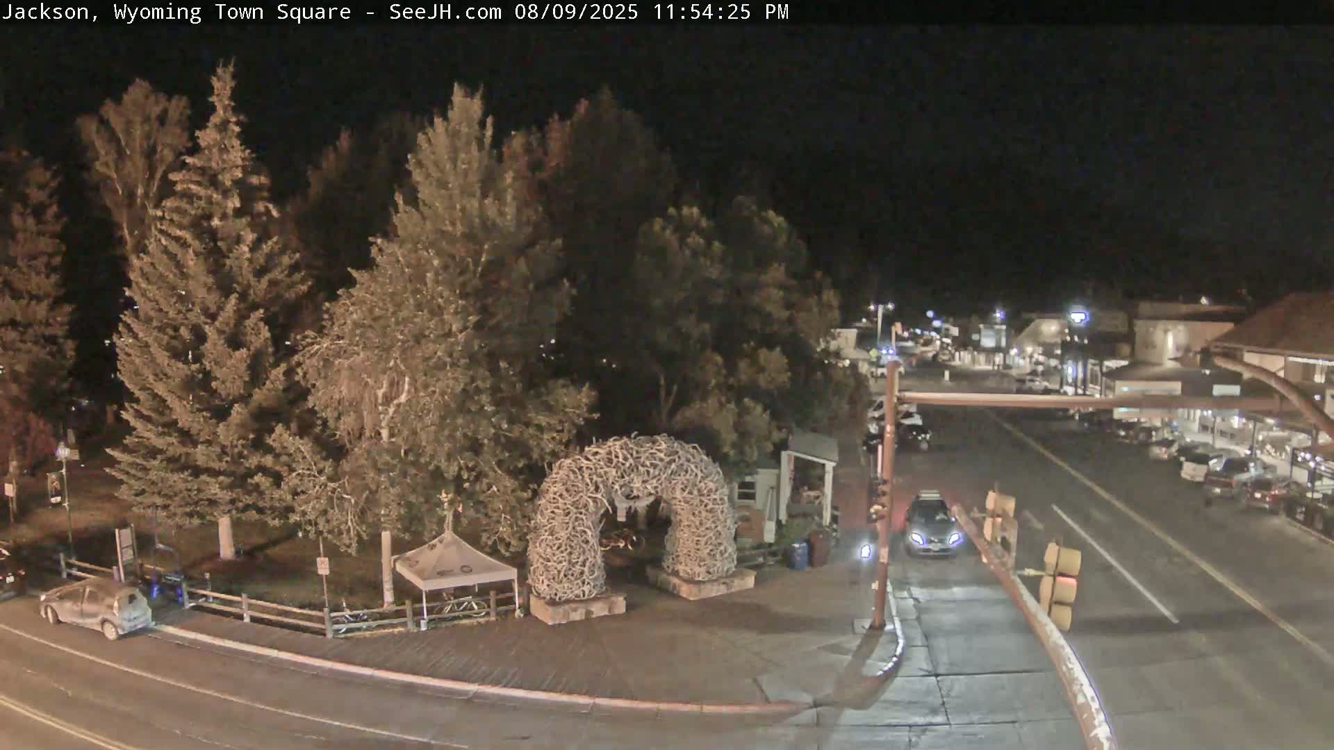 Jackson Hole, Jackson Town Junction Easy View Live Cam - Jackson, Teton, Wyoming, USA
