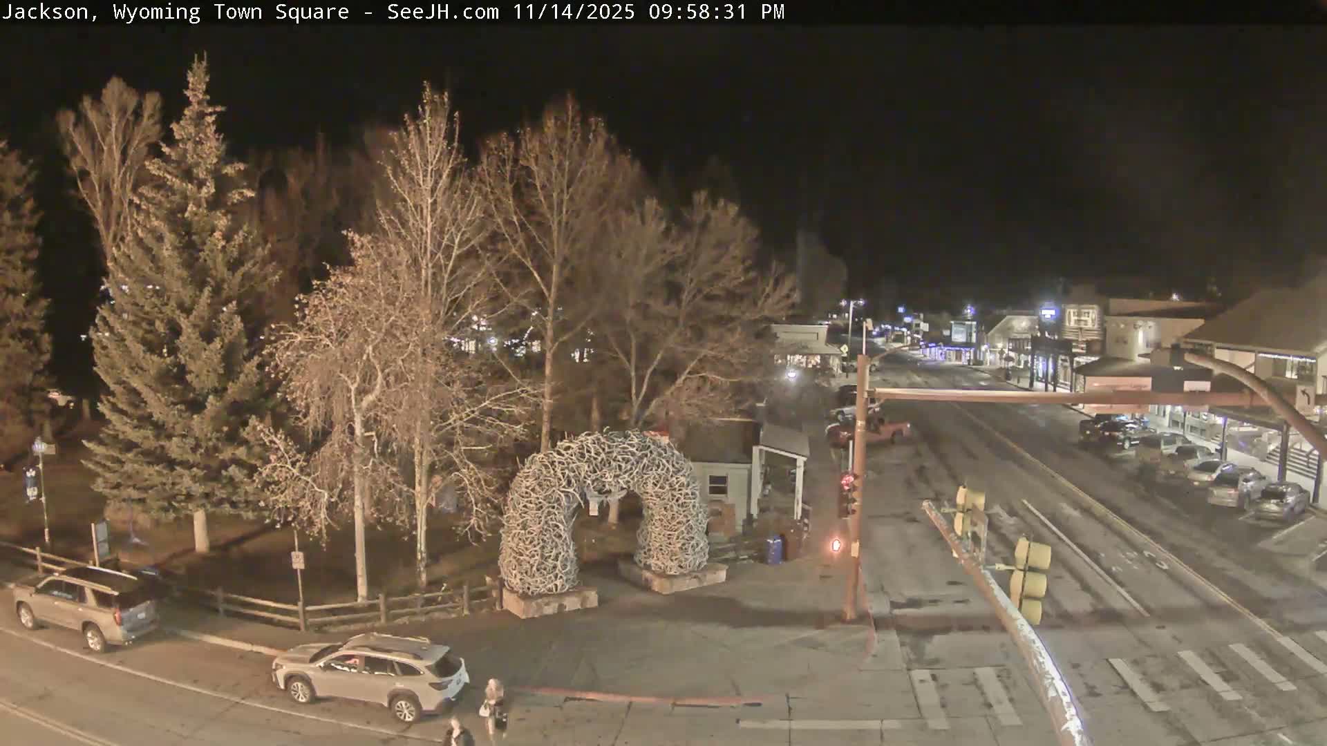 Jackson Hole, Jackson Town Junction Easy View Live Cam - Jackson, Teton, Wyoming, USA