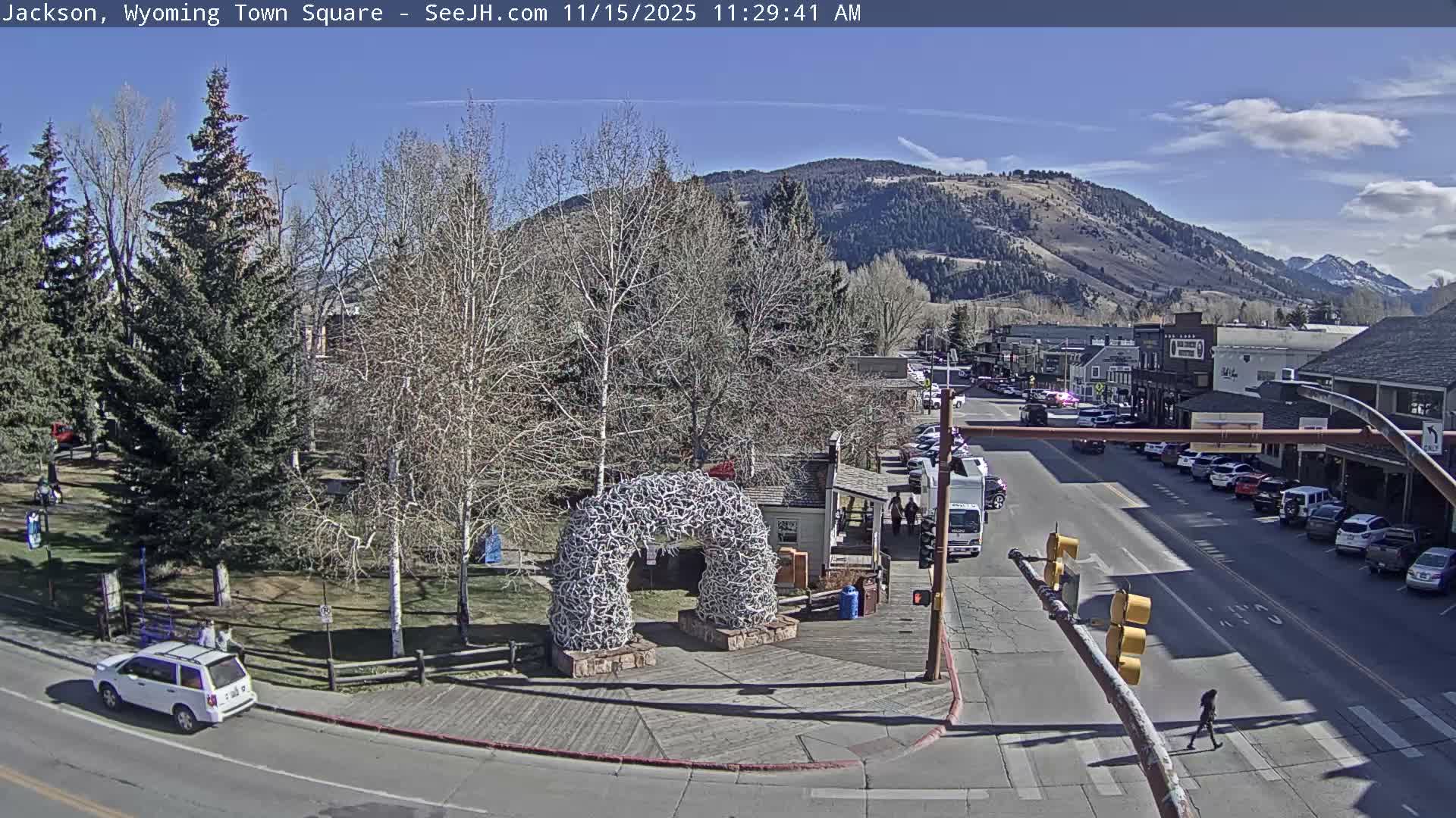 Jackson Hole, Jackson Town Junction Easy View Live Cam - Jackson, Teton, Wyoming, USA