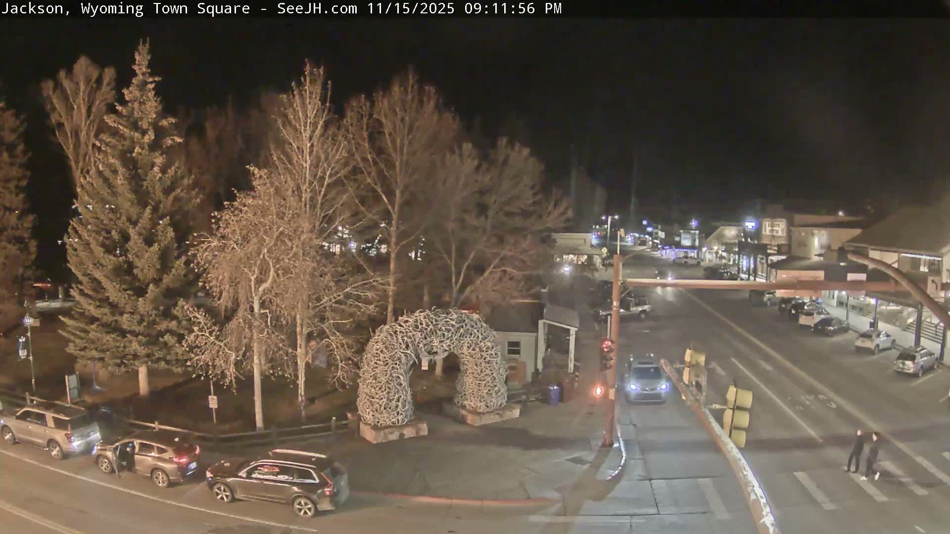Jackson Hole, Jackson Town Junction Easy View Live Cam - Jackson, Teton, Wyoming, USA