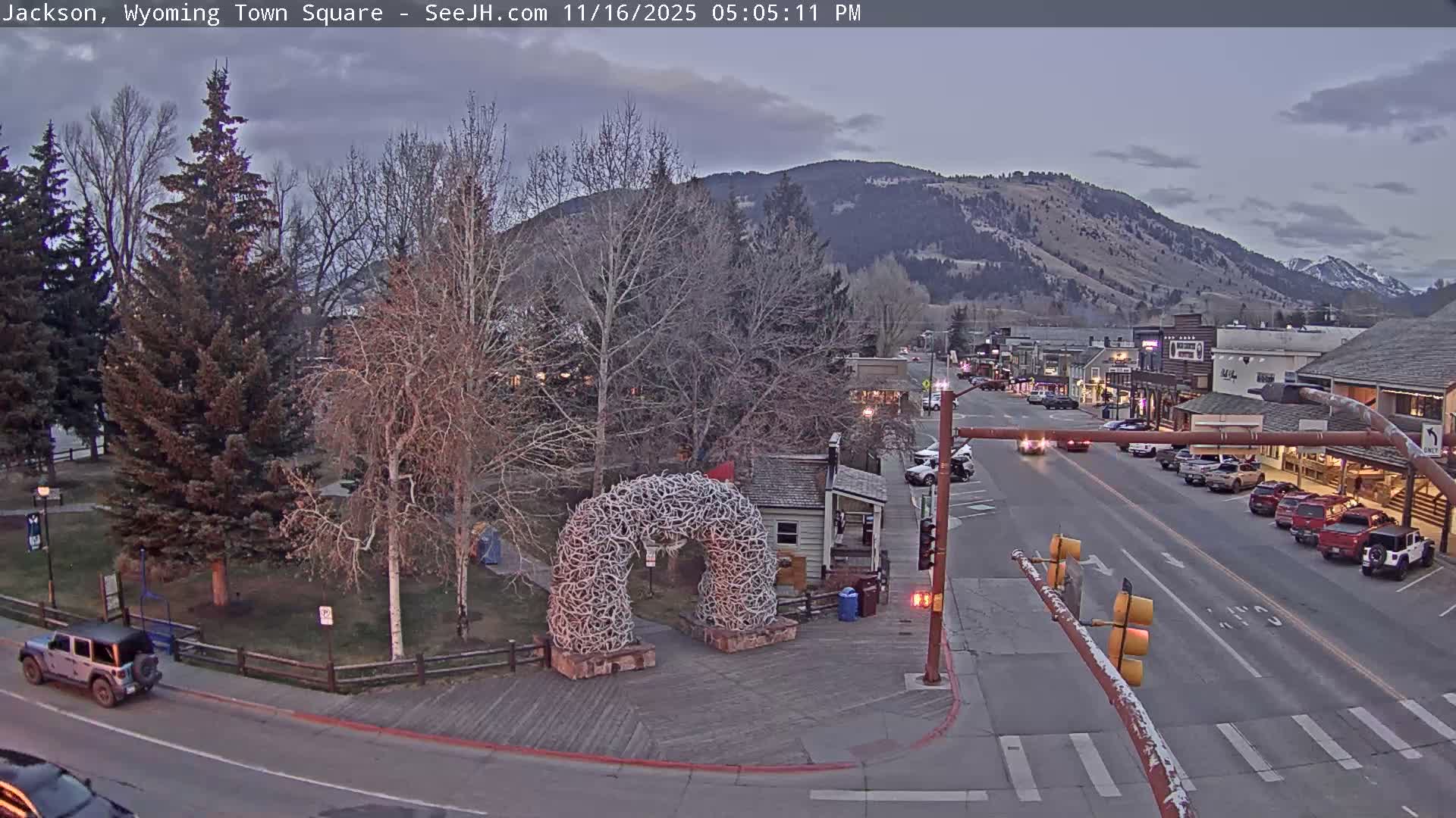Jackson Hole, Jackson Town Junction Easy View Live Cam - Jackson, Teton, Wyoming, USA