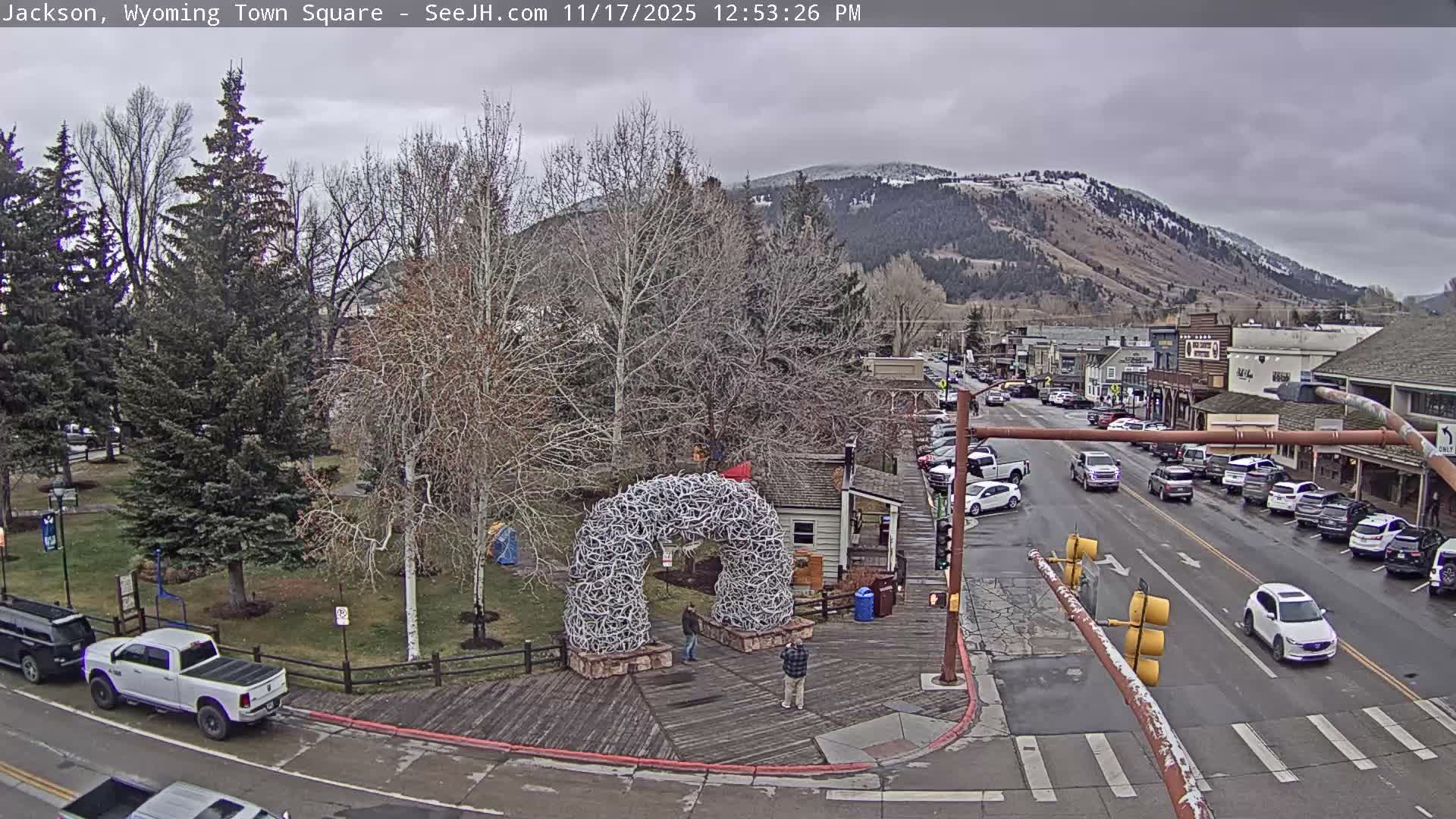 Jackson Hole, Jackson Town Junction Easy View Live Cam - Jackson, Teton, Wyoming, USA
