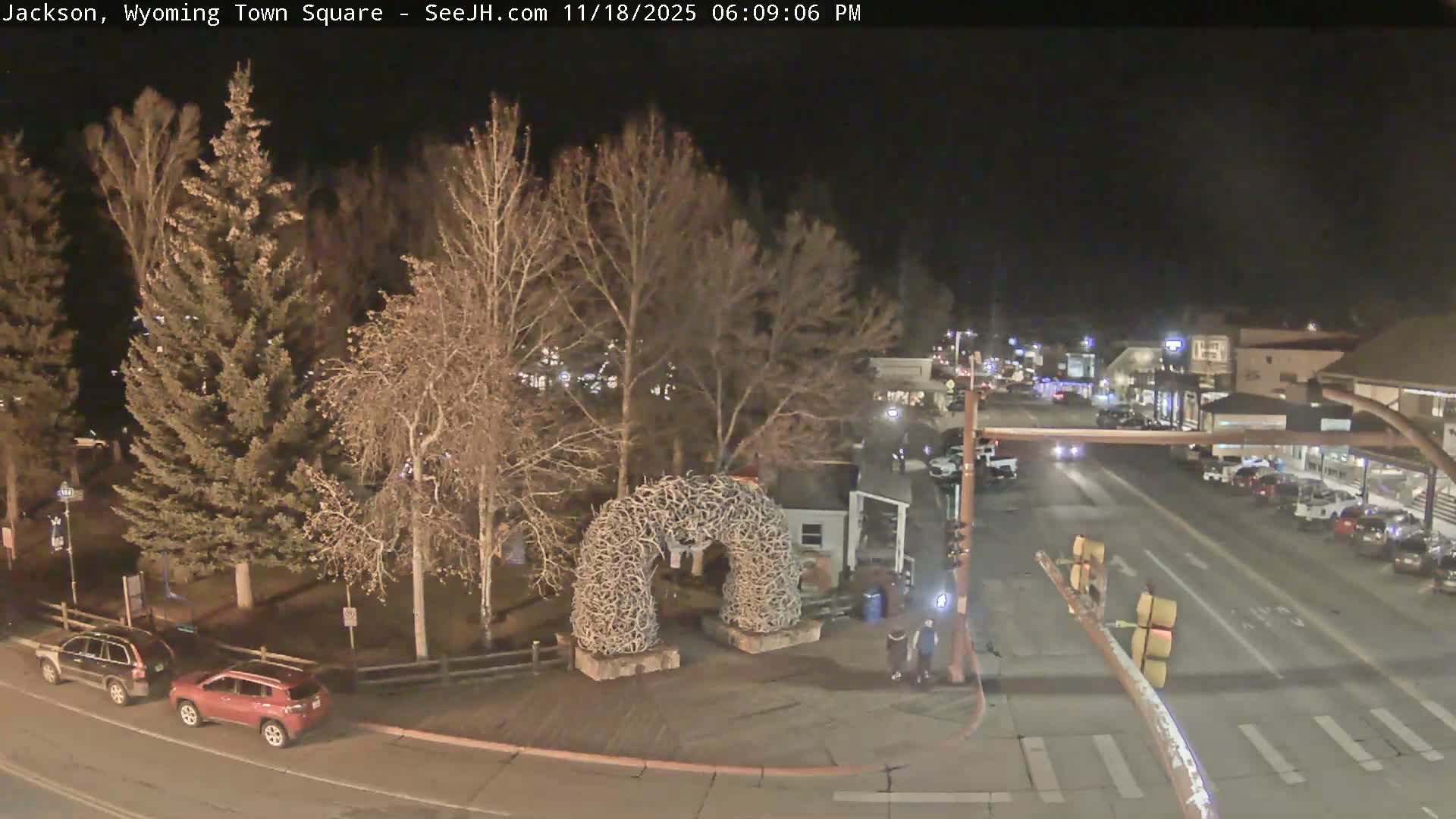 Jackson Hole, Jackson Town Junction Easy View Live Cam - Jackson, Teton, Wyoming, USA