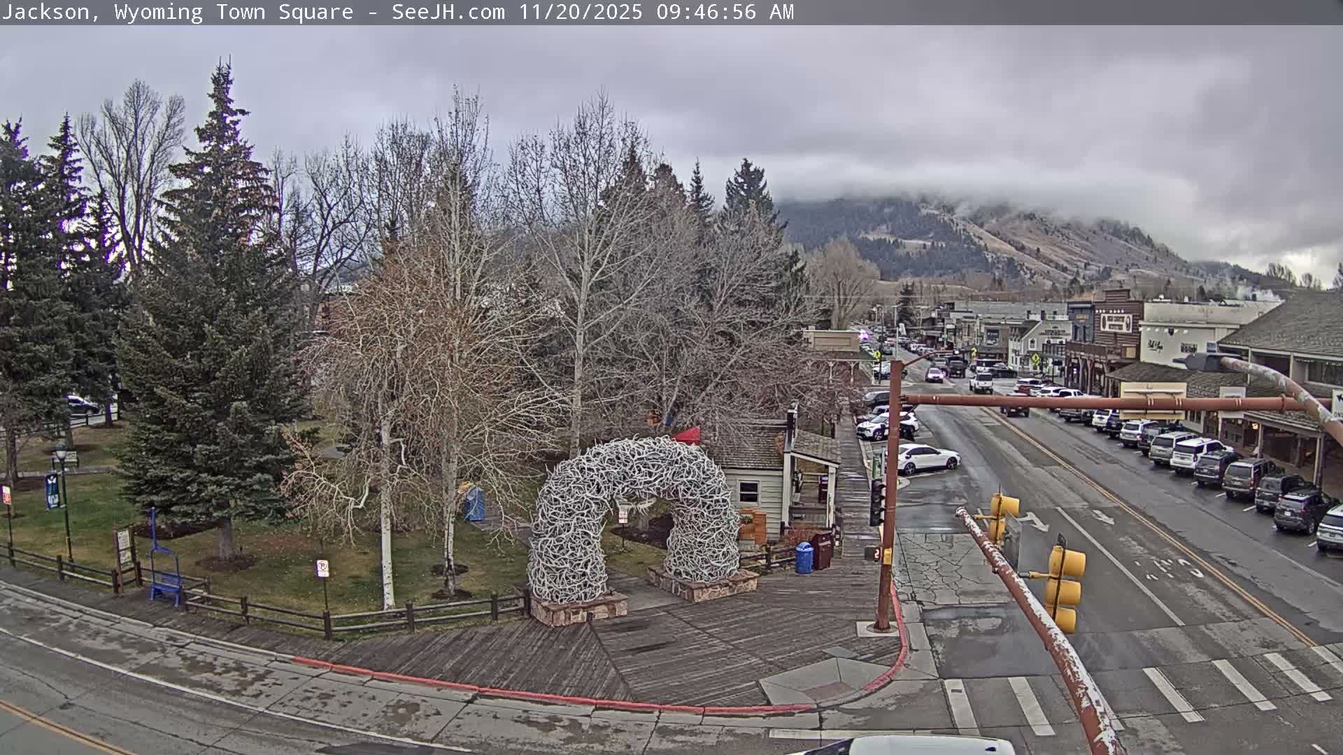 Jackson Hole, Jackson Town Junction Easy View Live Cam - Jackson, Teton, Wyoming, USA
