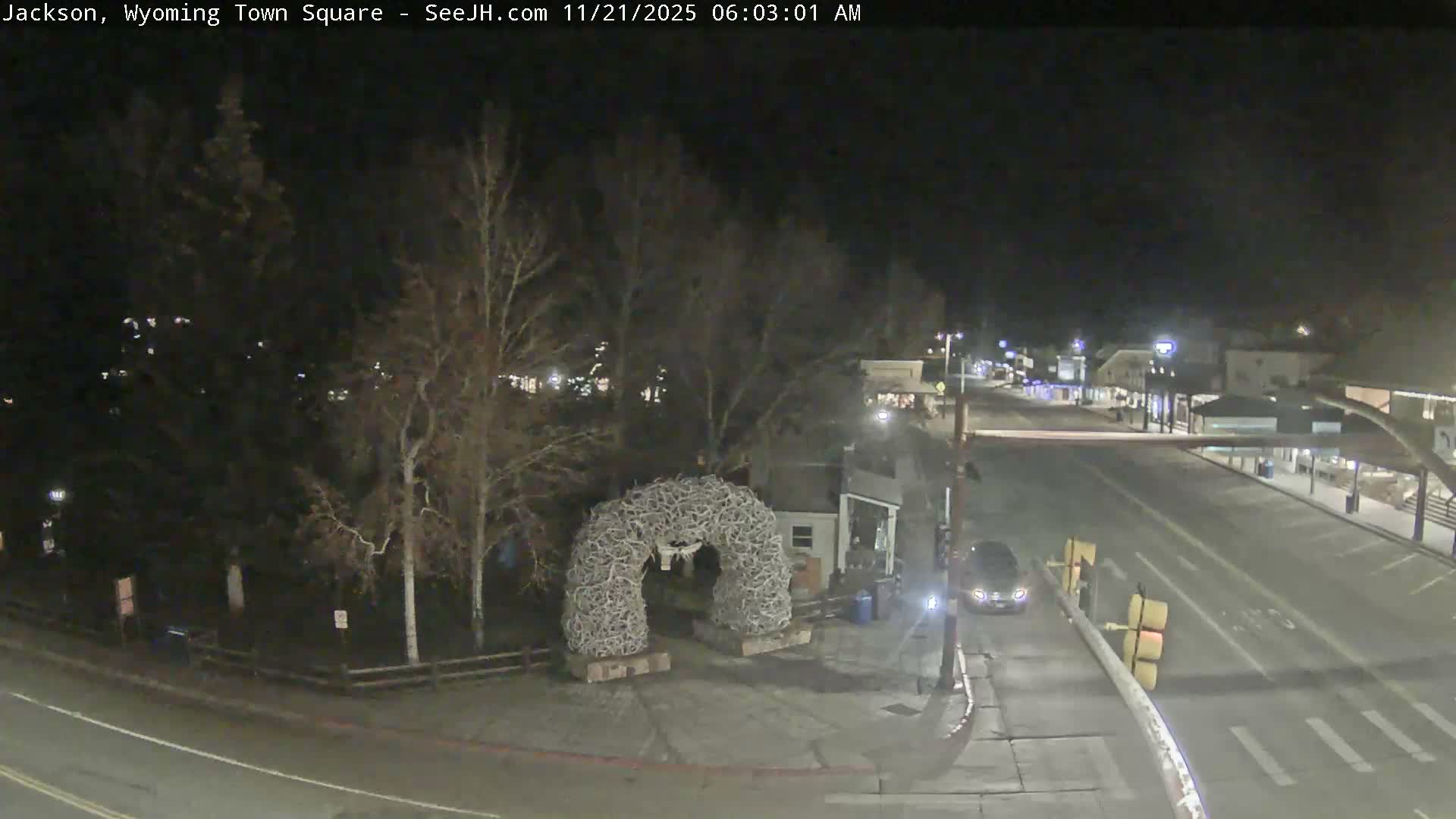 Jackson Hole, Jackson Town Junction Easy View Live Cam - Jackson, Teton, Wyoming, USA