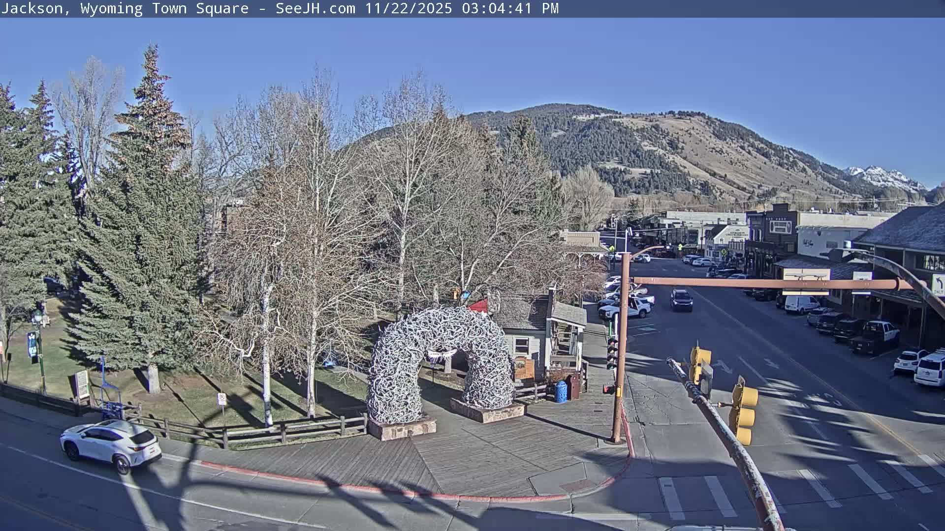 Jackson Hole, Jackson Town Junction Easy View Live Cam - Jackson, Teton, Wyoming, USA