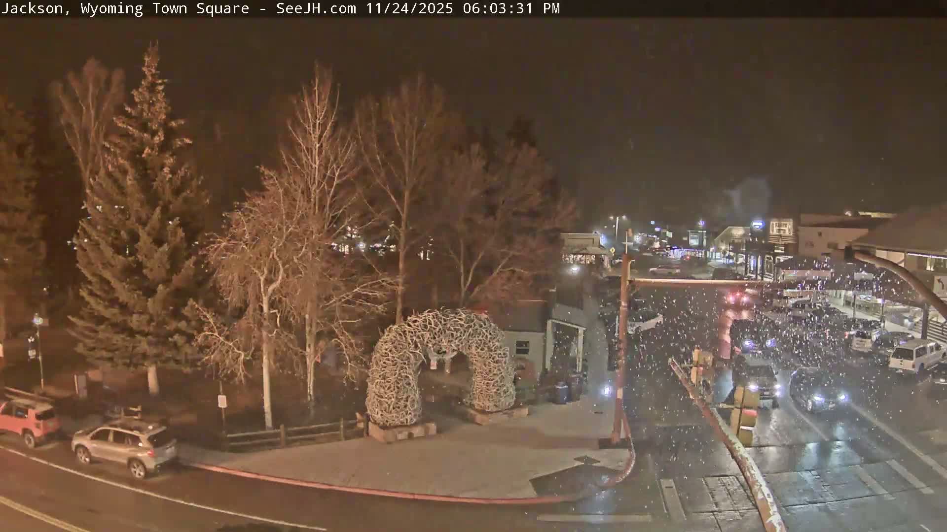 Jackson Hole, Jackson Town Junction Easy View Live Cam - Jackson, Teton, Wyoming, USA
