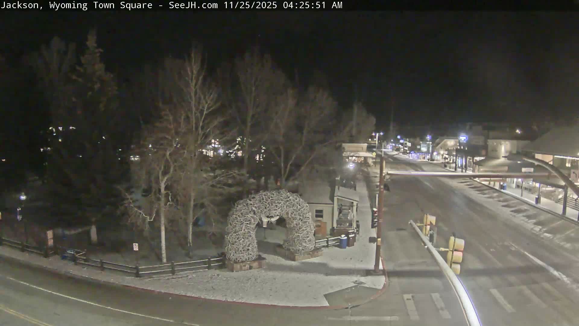 Jackson Hole, Jackson Town Junction Easy View Live Cam - Jackson, Teton, Wyoming, USA