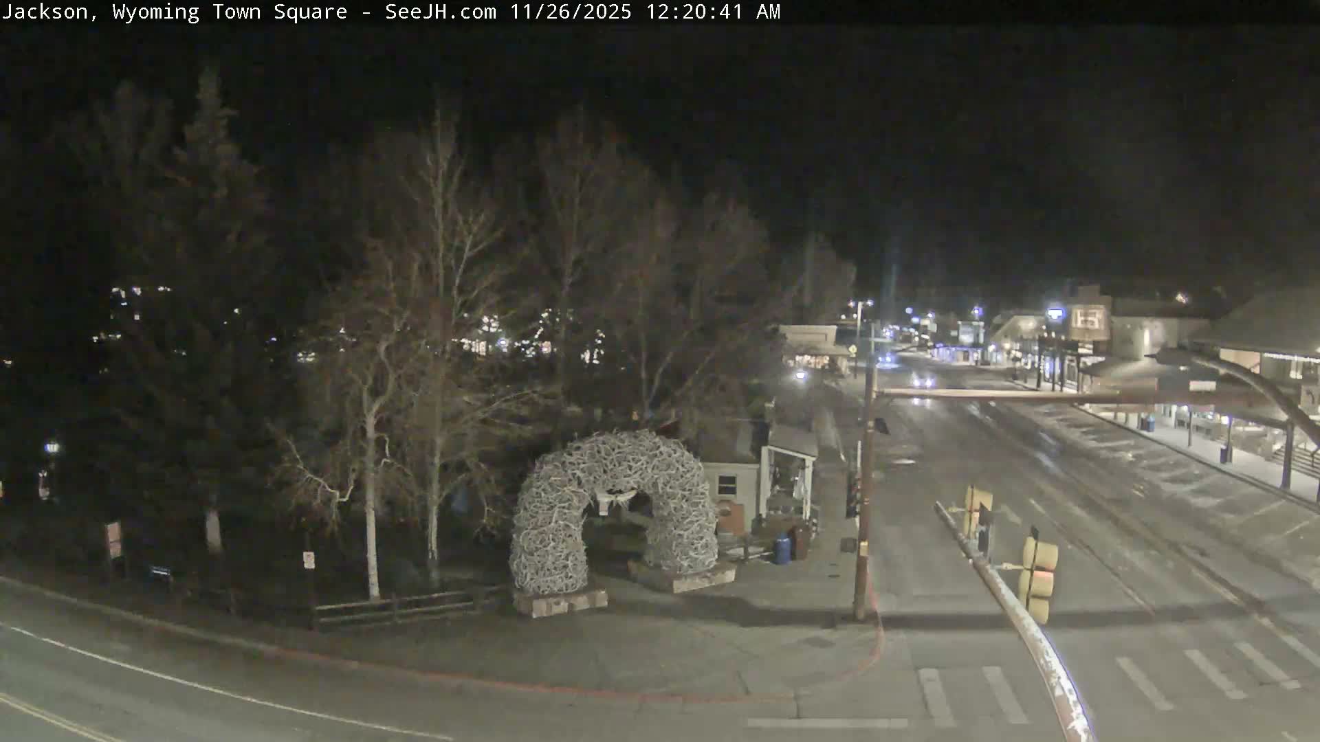 Jackson Hole, Jackson Town Junction Easy View Live Cam - Jackson, Teton, Wyoming, USA