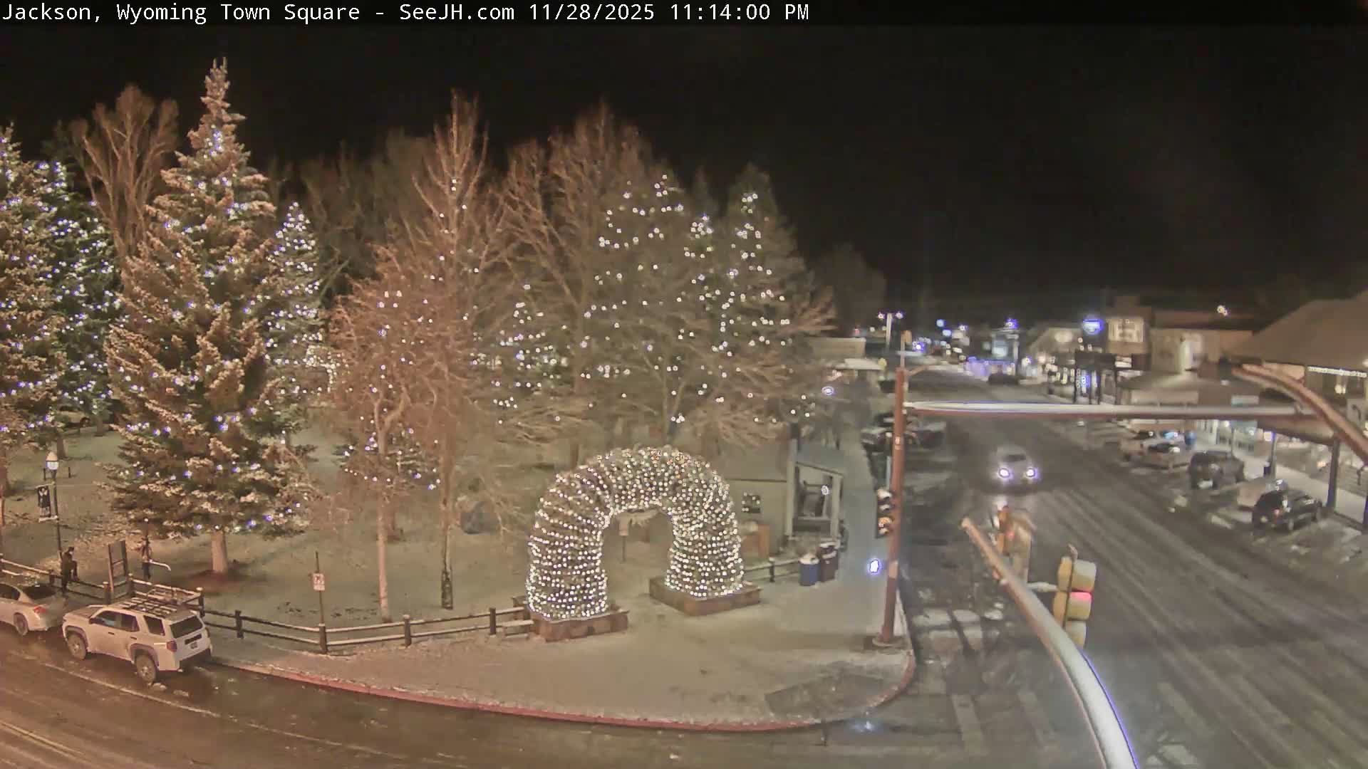 Jackson Hole, Jackson Town Junction Easy View Live Cam - Jackson, Teton, Wyoming, USA