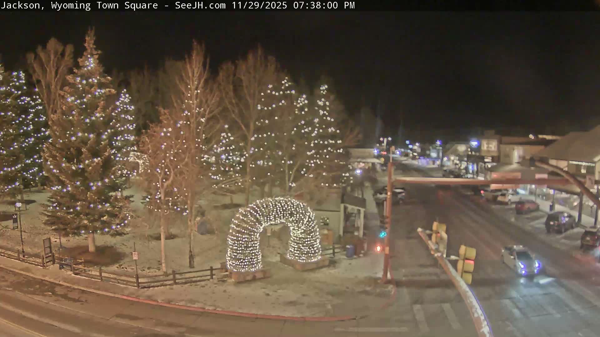 Jackson Hole, Jackson Town Junction Easy View Live Cam - Jackson, Teton, Wyoming, USA