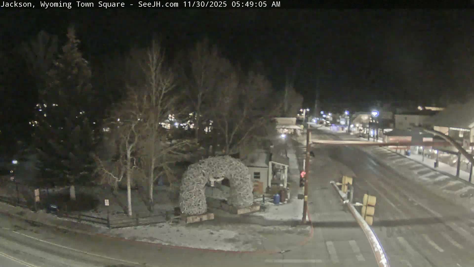 Jackson Hole, Jackson Town Junction Easy View Live Cam - Jackson, Teton, Wyoming, USA