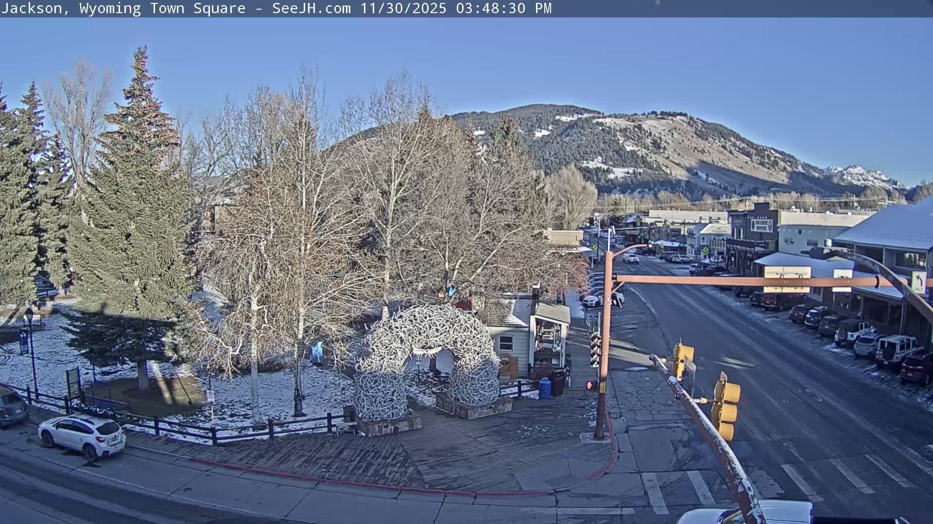 Jackson Hole, Jackson Town Junction Easy View Live Cam - Jackson, Teton, Wyoming, USA