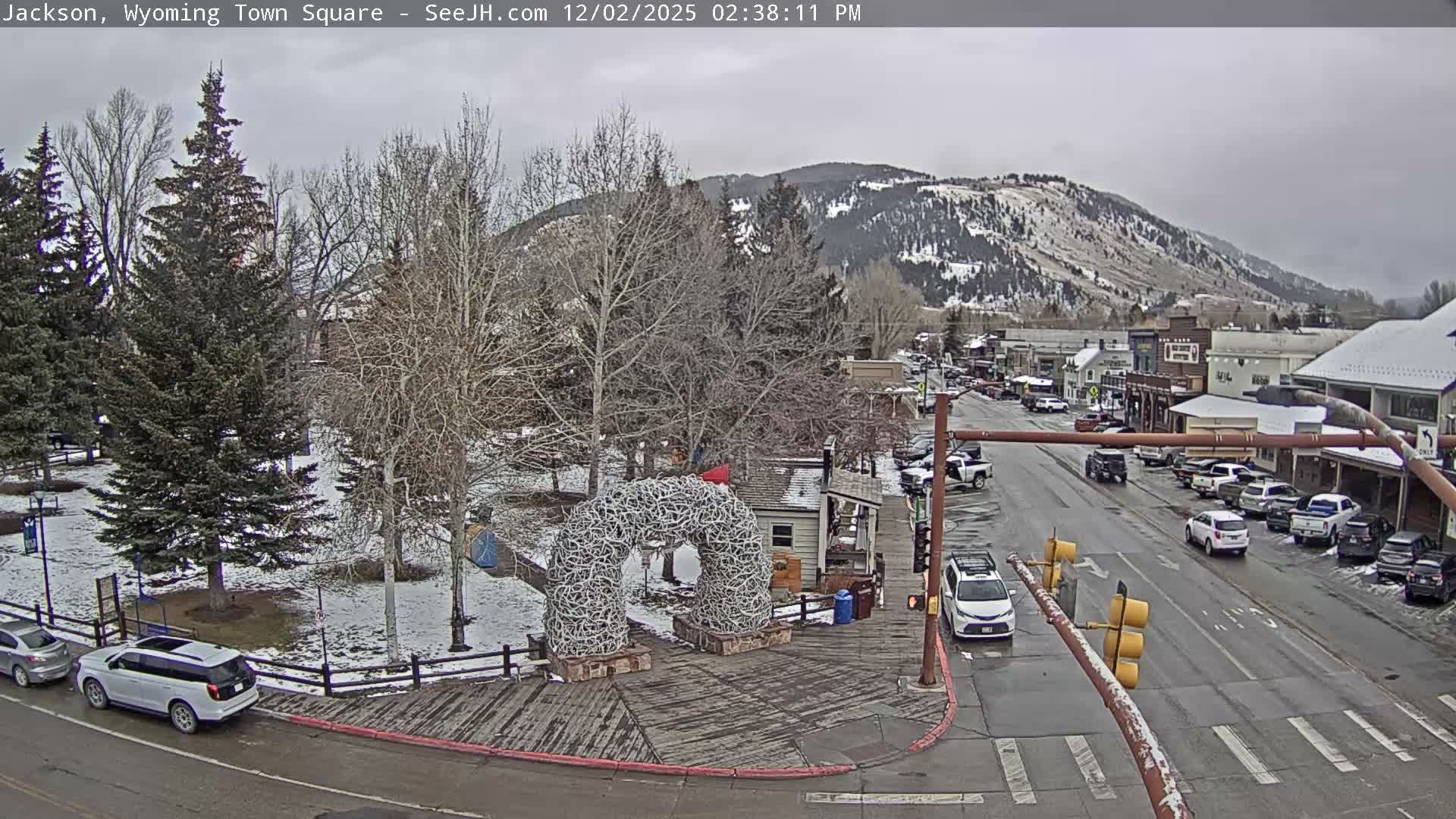 Jackson Hole, Jackson Town Junction Easy View Live Cam - Jackson, Teton, Wyoming, USA