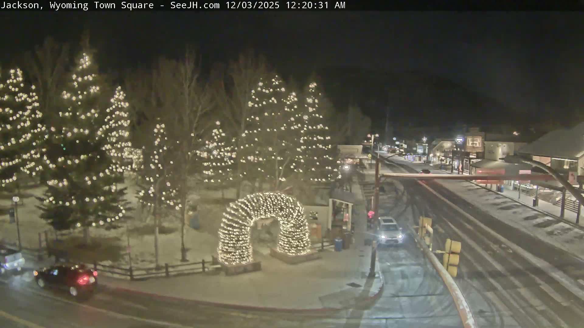 Jackson Hole, Jackson Town Junction Easy View Live Cam - Jackson, Teton, Wyoming, USA