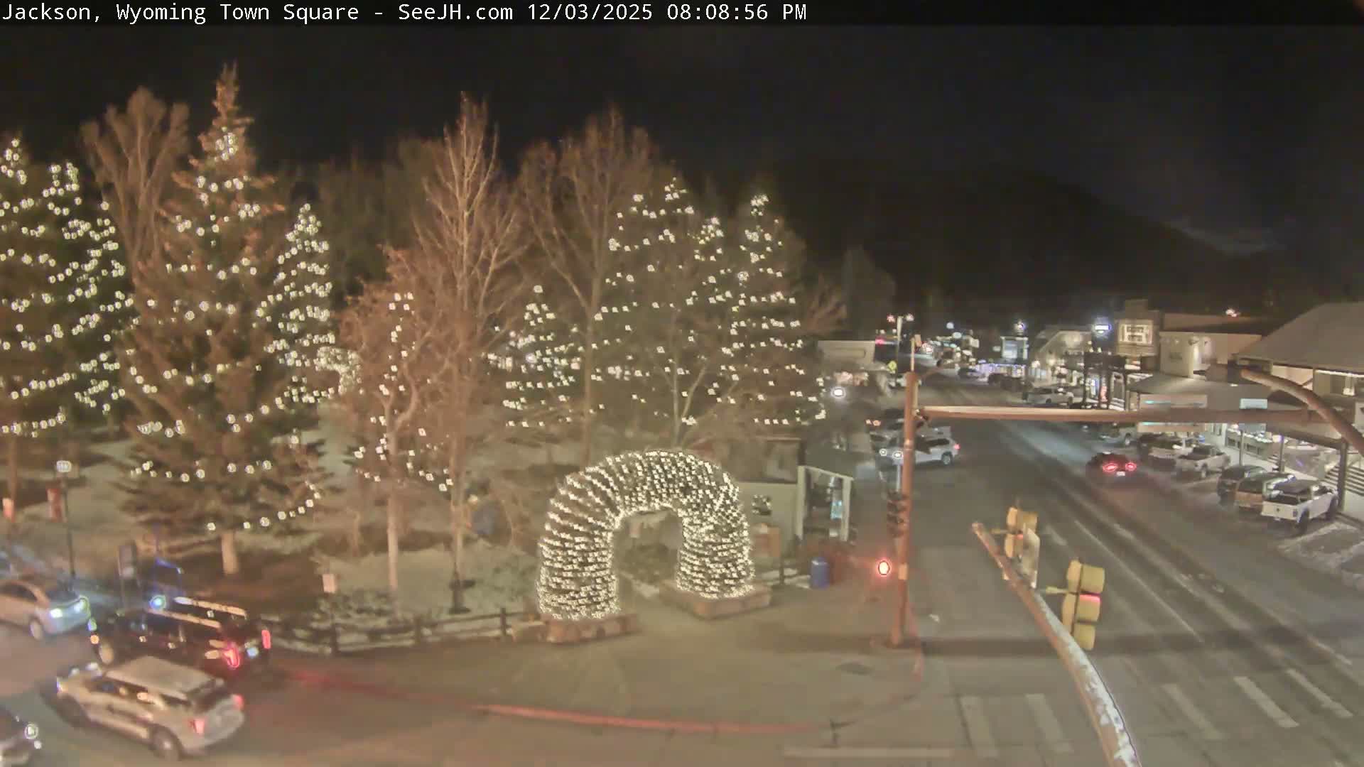Jackson Hole, Jackson Town Junction Easy View Live Cam - Jackson, Teton, Wyoming, USA