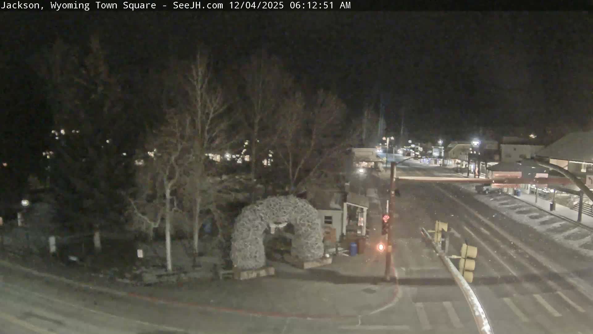 Jackson Hole, Jackson Town Junction Easy View Live Cam - Jackson, Teton, Wyoming, USA