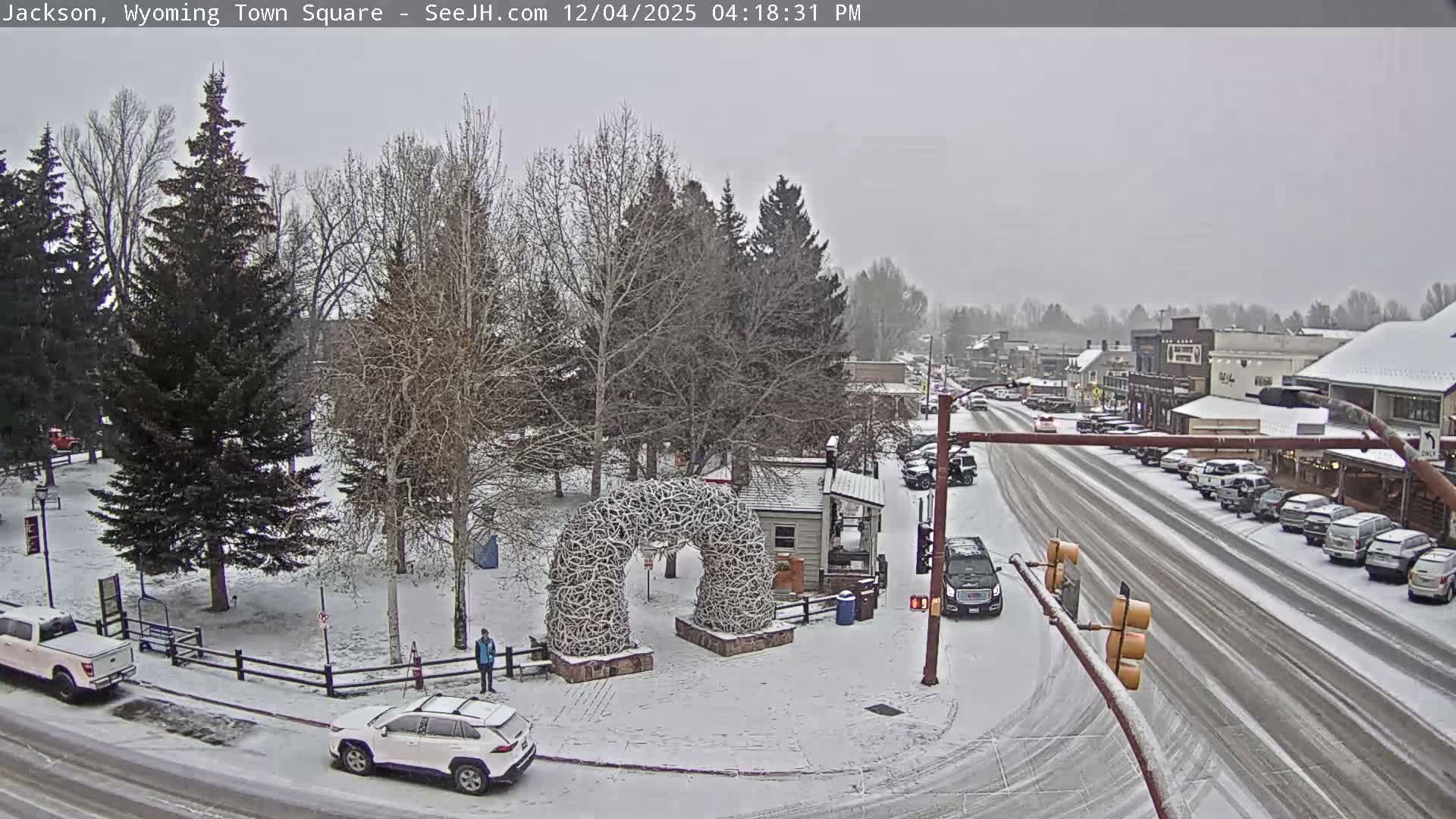 Jackson Hole, Jackson Town Junction Easy View Live Cam - Jackson, Teton, Wyoming, USA