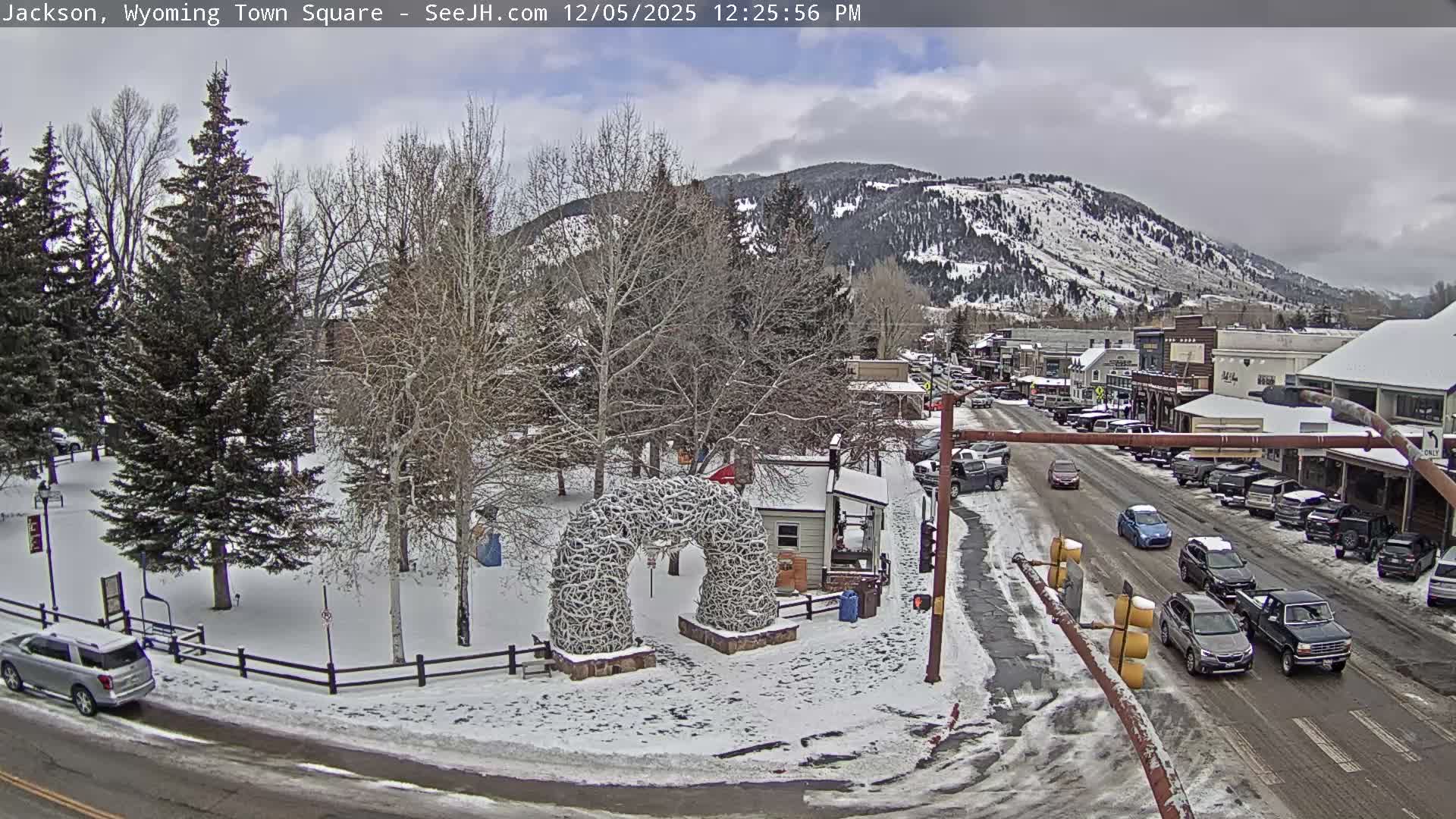 Jackson Hole, Jackson Town Junction Easy View Live Cam - Jackson, Teton, Wyoming, USA