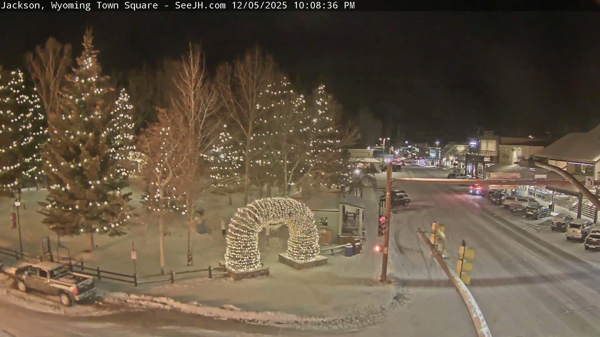 Jackson Hole, Jackson Town Junction Easy View Live Cam - Jackson, Teton, Wyoming, USA