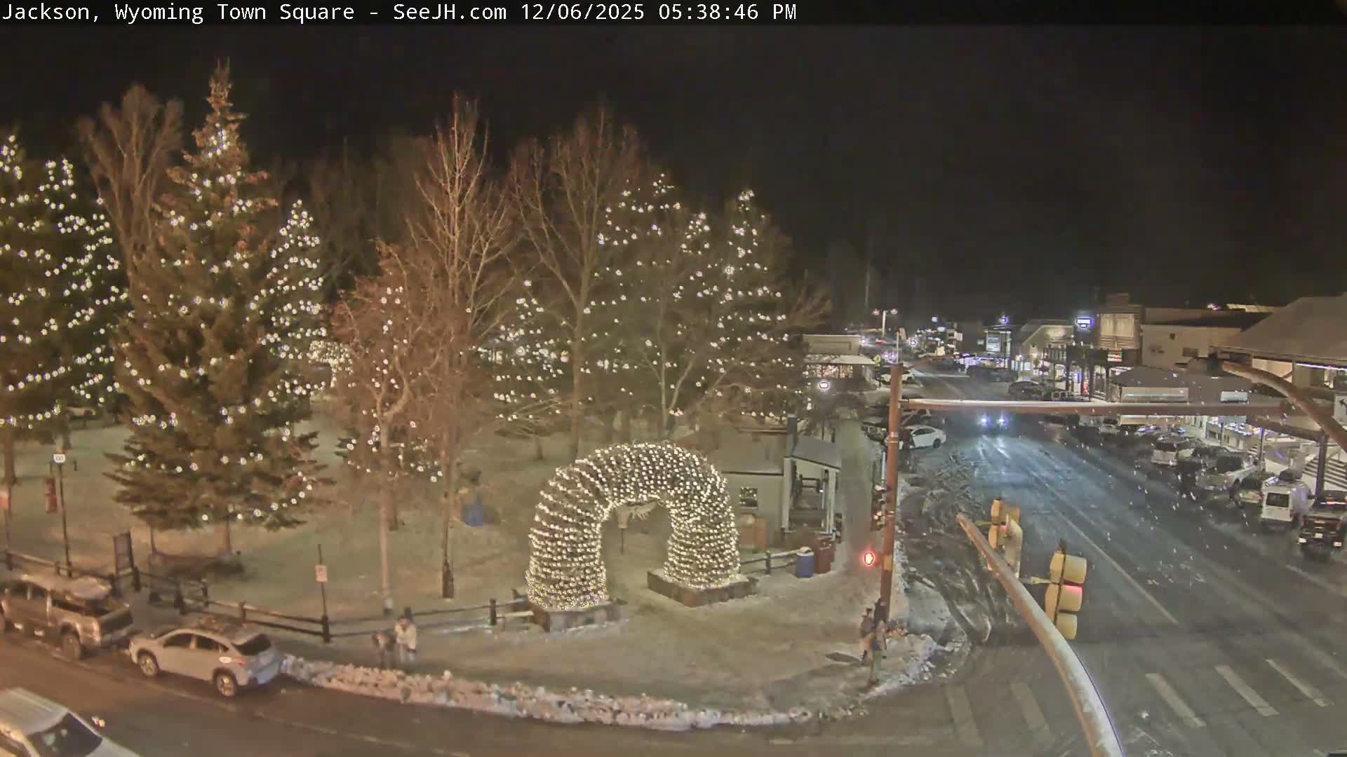 Jackson Hole, Jackson Town Junction Easy View Live Cam - Jackson, Teton, Wyoming, USA