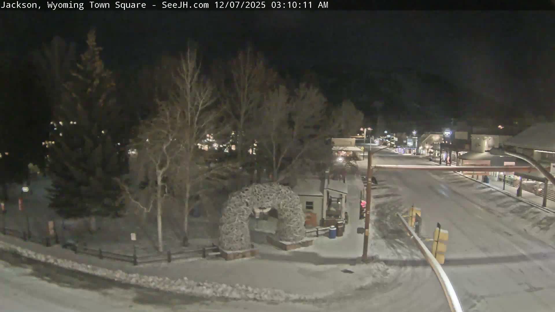 Jackson Hole, Jackson Town Junction Easy View Live Cam - Jackson, Teton, Wyoming, USA