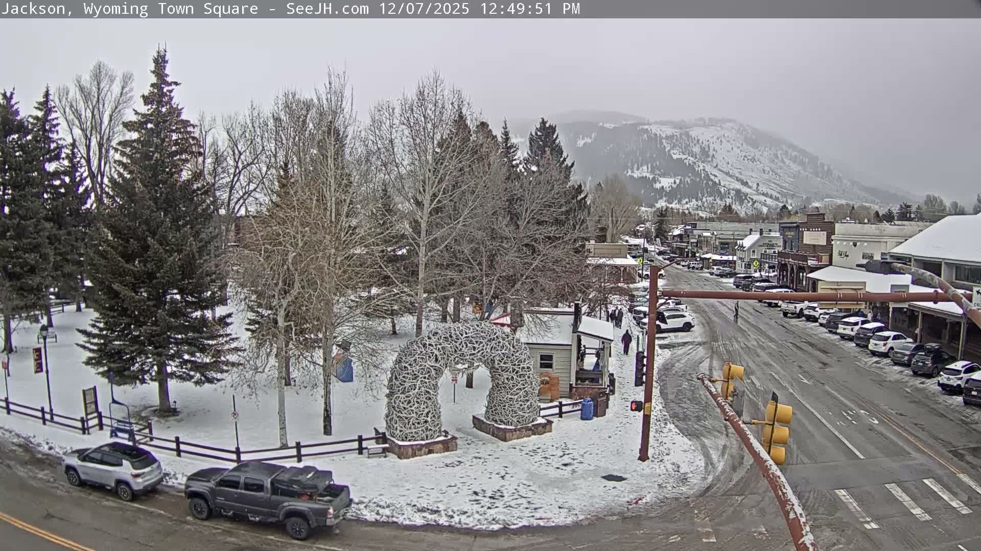 Jackson Hole, Jackson Town Junction Easy View Live Cam - Jackson, Teton, Wyoming, USA
