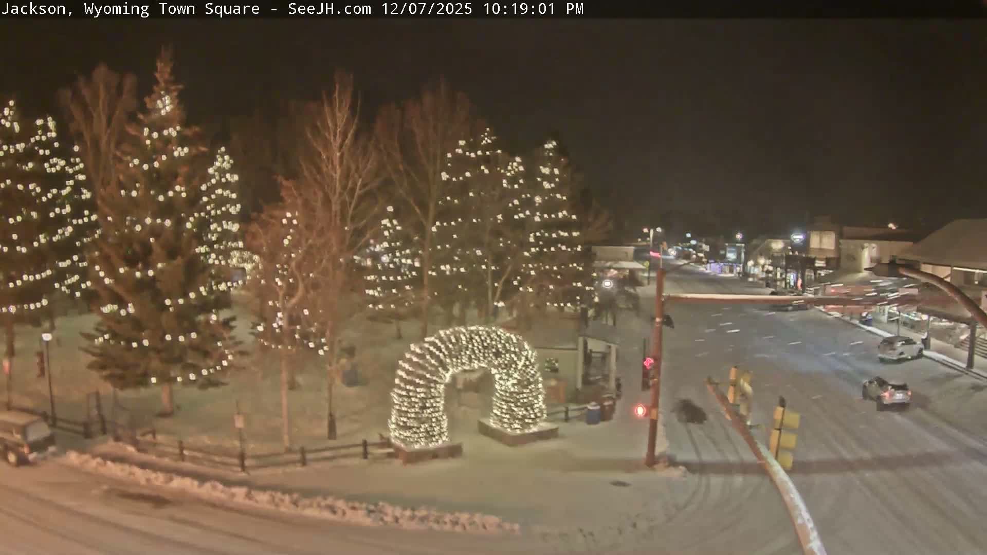 Jackson Hole, Jackson Town Junction Easy View Live Cam - Jackson, Teton, Wyoming, USA