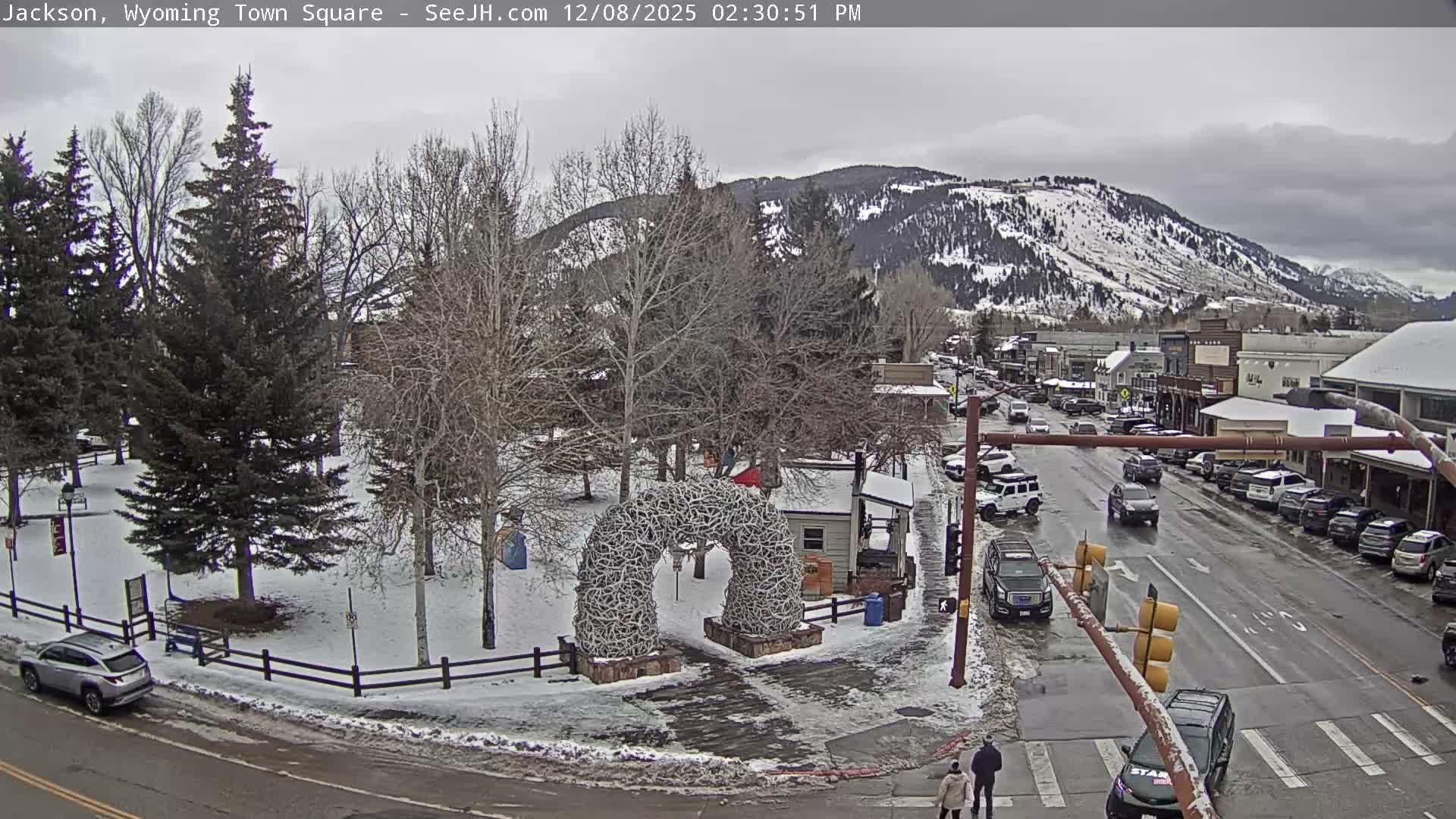 Jackson Hole, Jackson Town Junction Easy View Live Cam - Jackson, Teton, Wyoming, USA