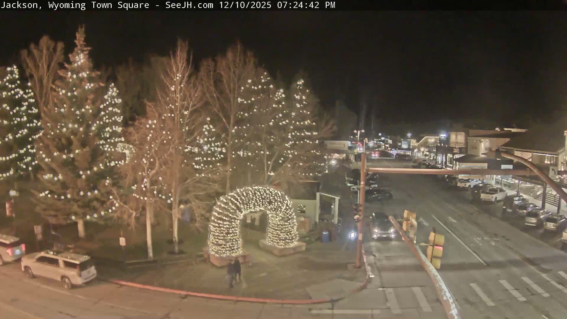Jackson Hole, Jackson Town Junction Easy View Live Cam - Jackson, Teton, Wyoming, USA