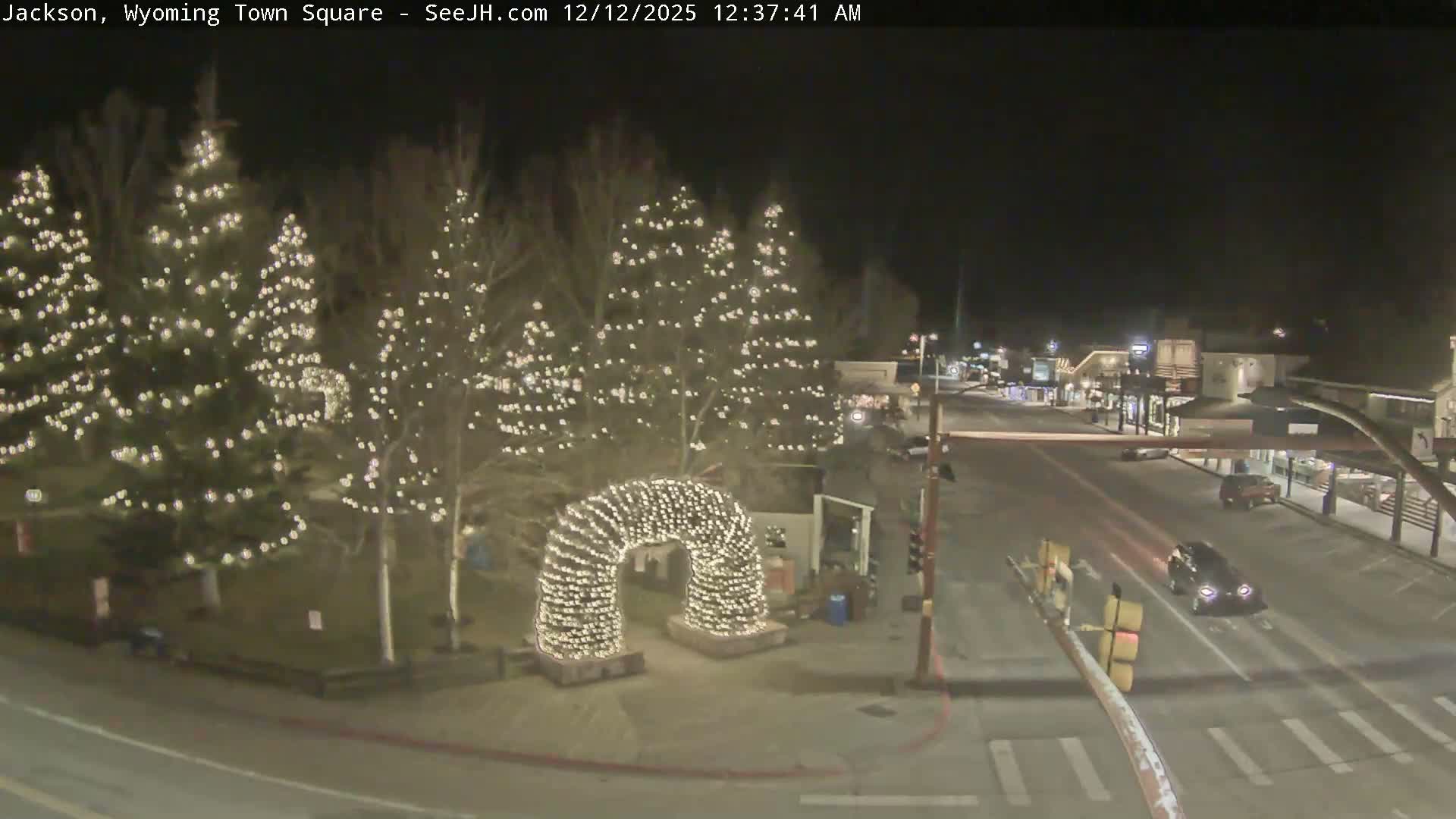 Jackson Hole, Jackson Town Junction Easy View Live Cam - Jackson, Teton, Wyoming, USA