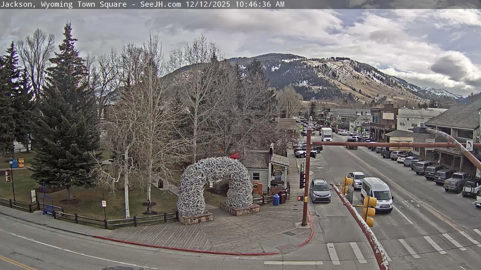 Jackson Hole, Jackson Town Junction Easy View Live Cam - Jackson, Teton, Wyoming, USA