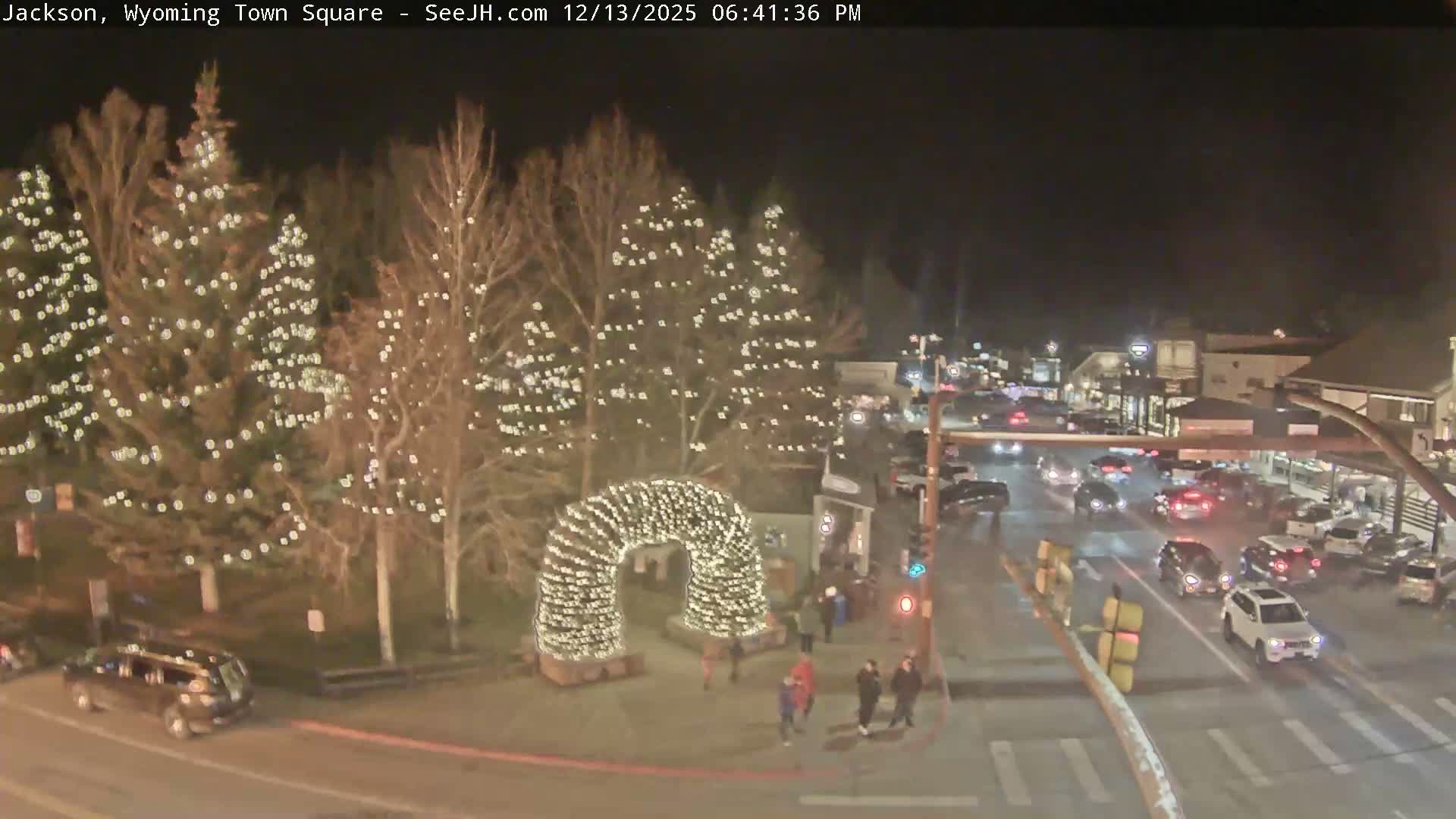 Jackson Hole, Jackson Town Junction Easy View Live Cam - Jackson, Teton, Wyoming, USA
