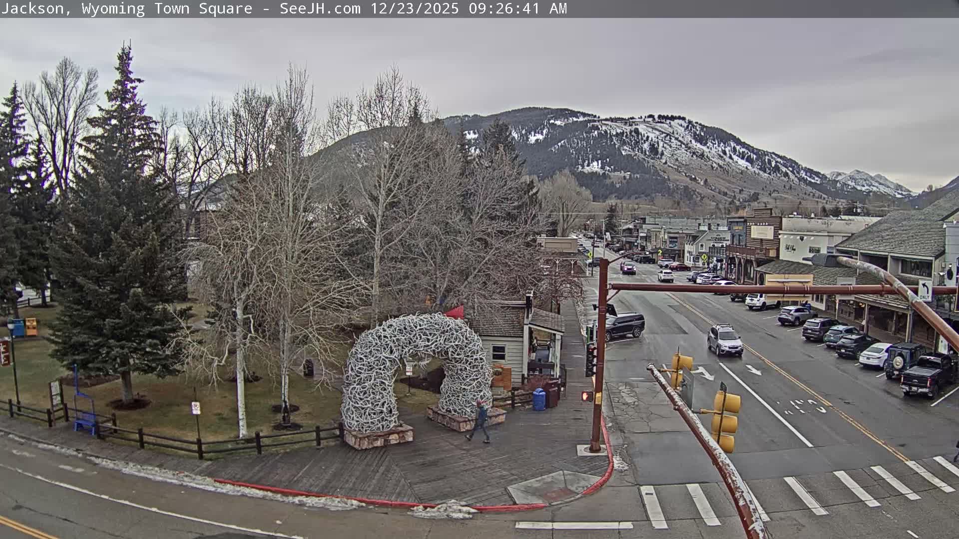 Jackson Hole, Jackson Town Junction Easy View Live Cam - Jackson, Teton, Wyoming, USA