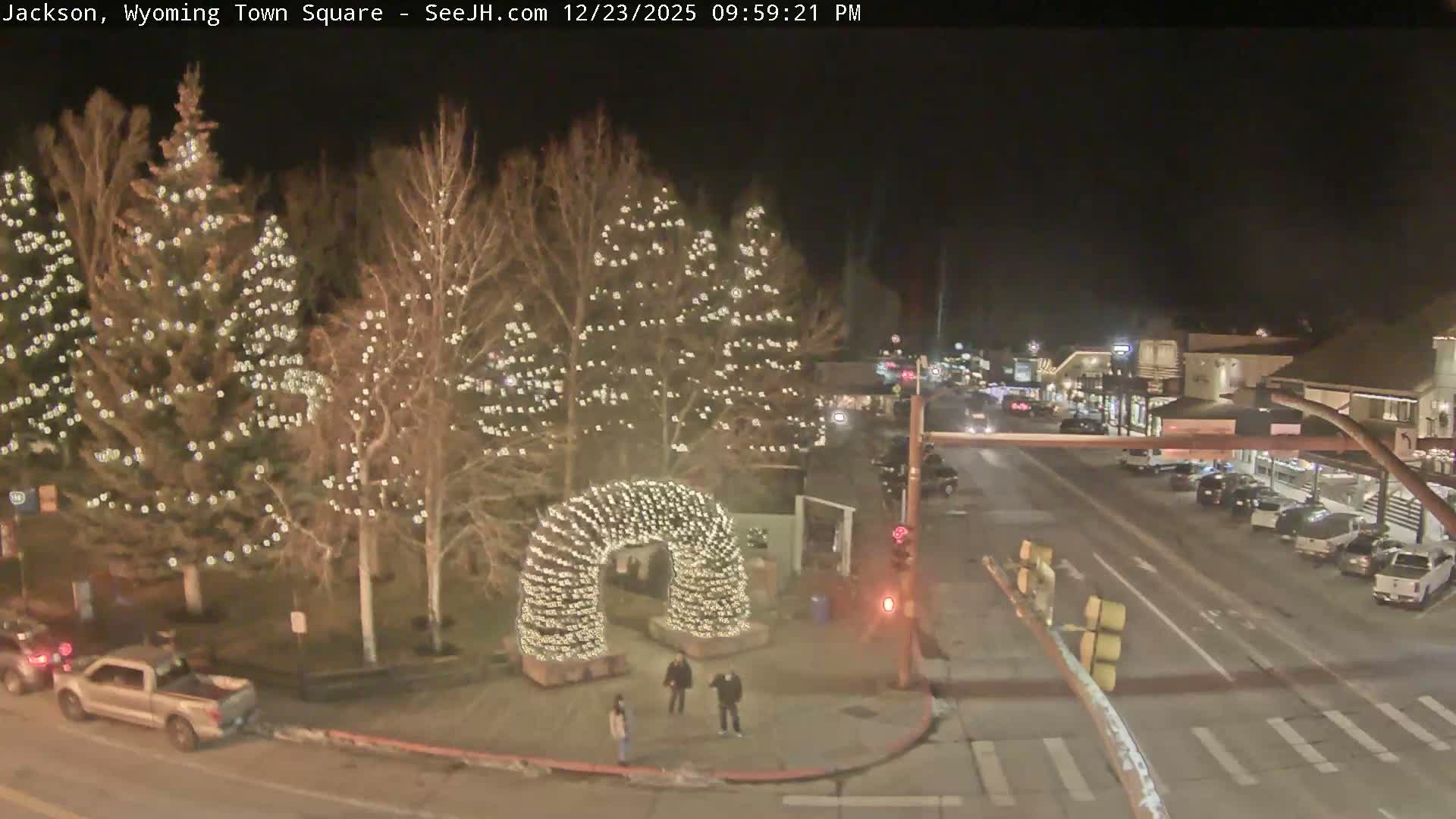 Jackson Hole, Jackson Town Junction Easy View Live Cam - Jackson, Teton, Wyoming, USA