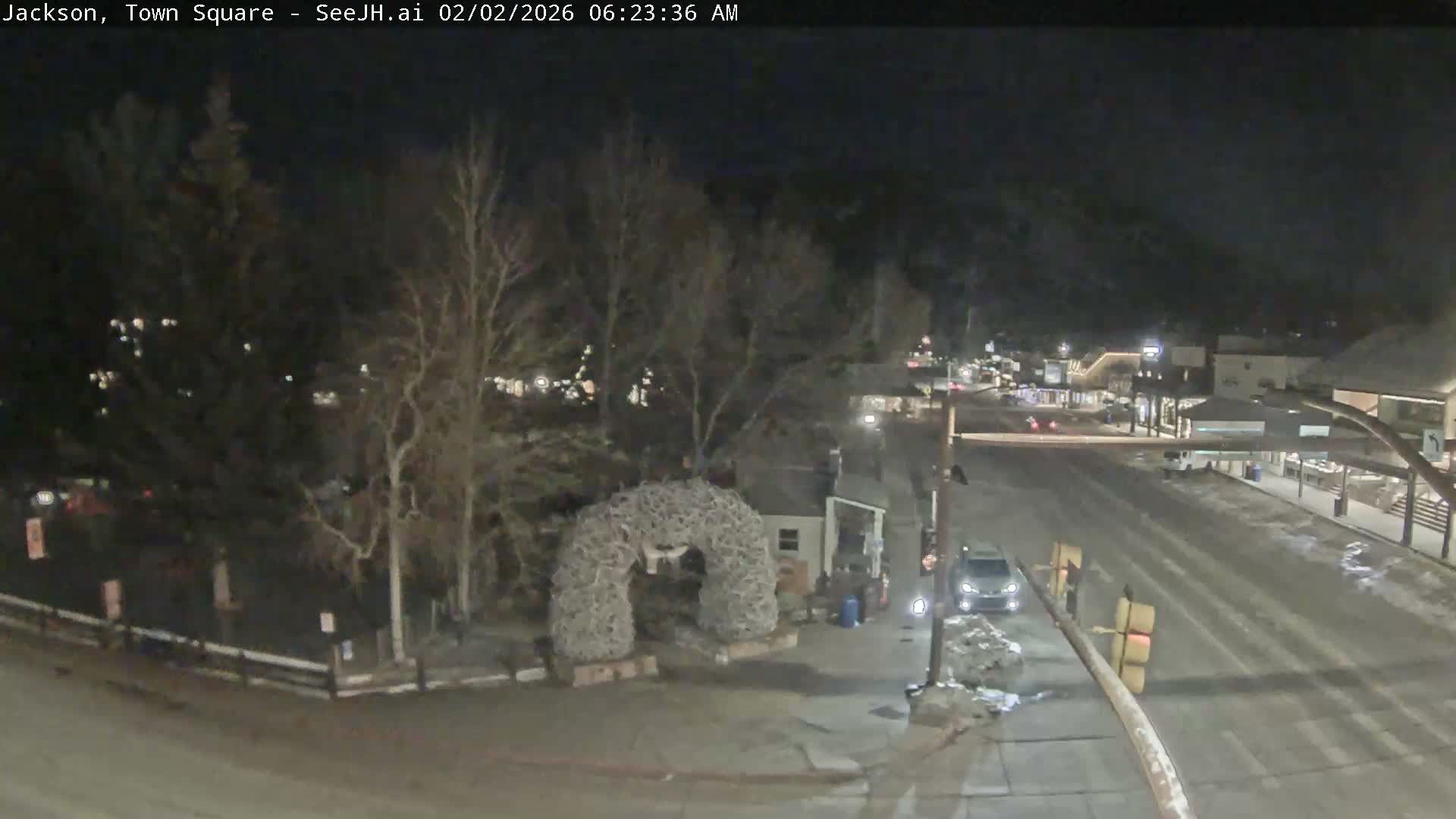 Jackson Hole, Jackson Town Junction Easy View Live Cam - Jackson, Teton, Wyoming, USA