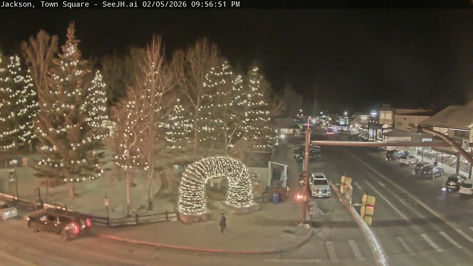 Jackson Hole, Jackson Town Junction Easy View Live Cam - Jackson, Teton, Wyoming, USA