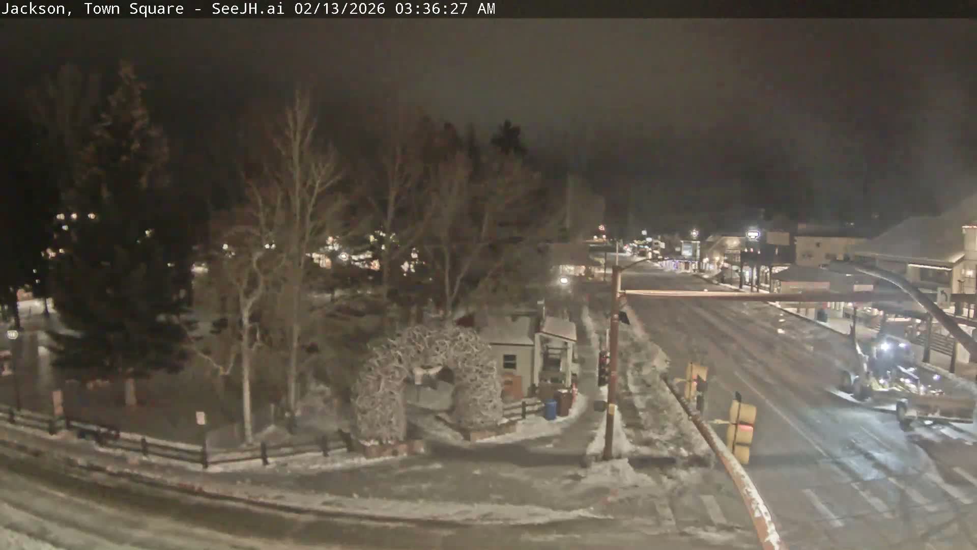 Jackson Hole, Jackson Town Junction Easy View Live Cam - Jackson, Teton, Wyoming, USA