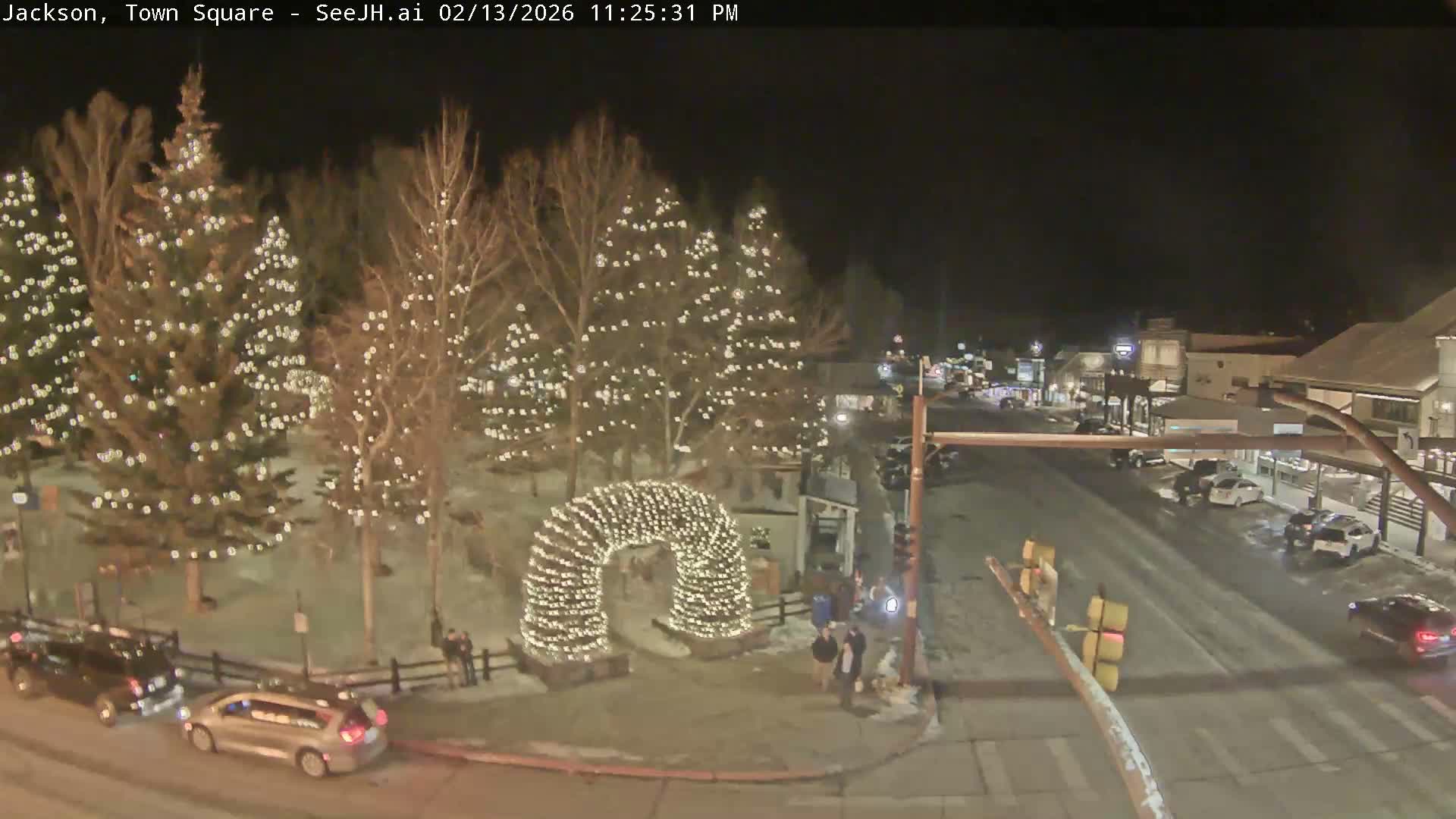 Jackson Hole, Jackson Town Junction Easy View Live Cam - Jackson, Teton, Wyoming, USA