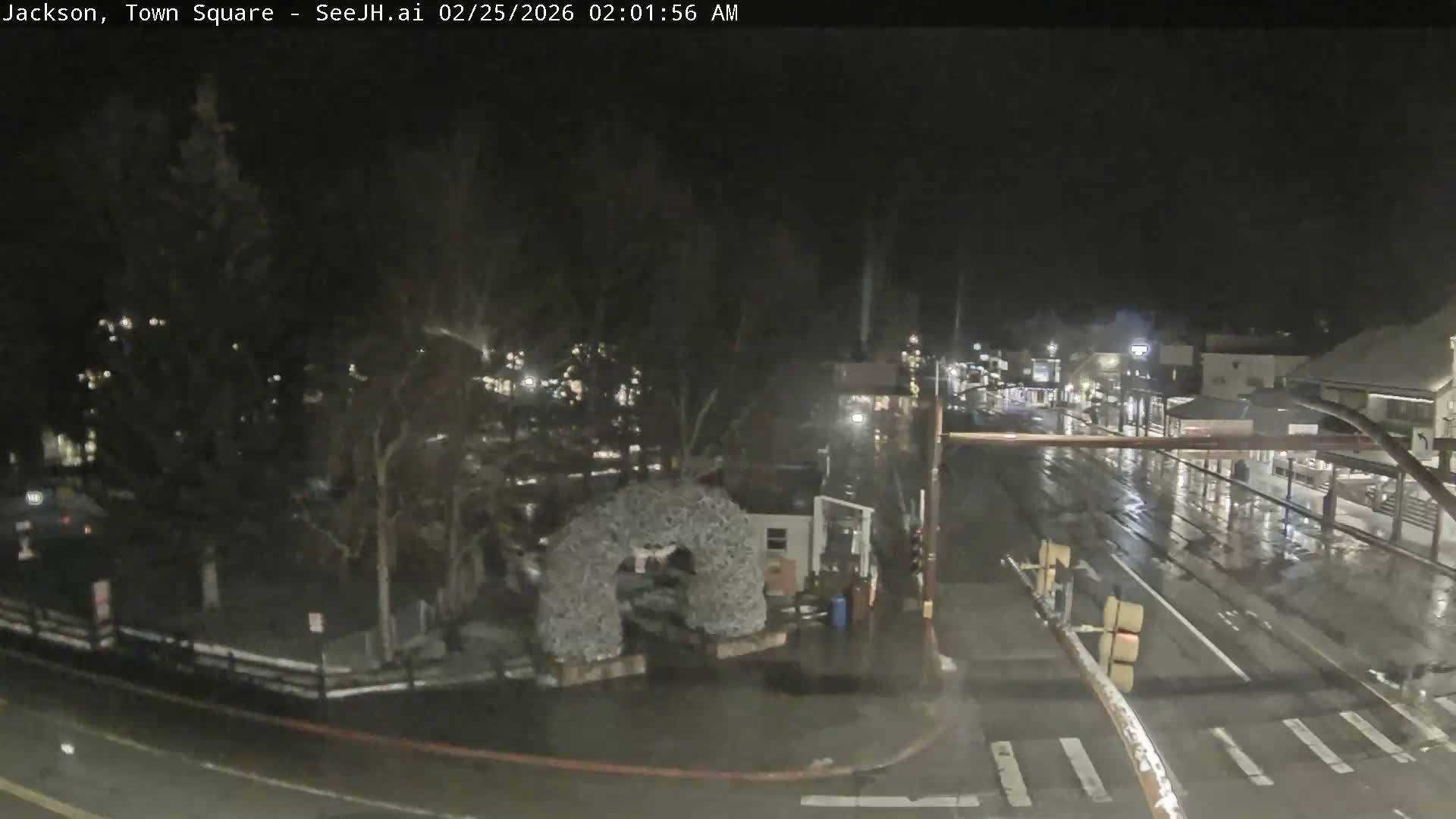 Jackson Hole, Jackson Town Junction Easy View Live Cam - Jackson, Teton, Wyoming, USA