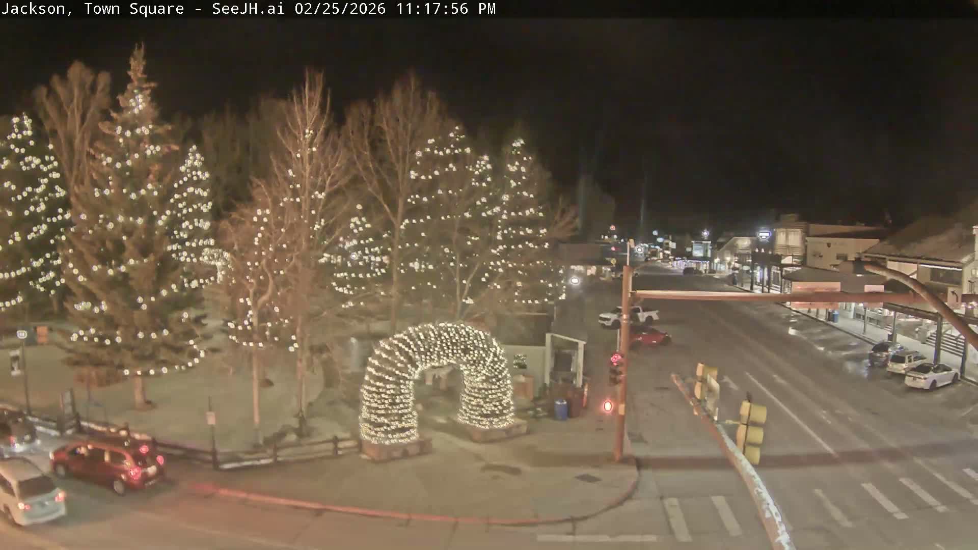 Jackson Hole, Jackson Town Junction Easy View Live Cam - Jackson, Teton, Wyoming, USA