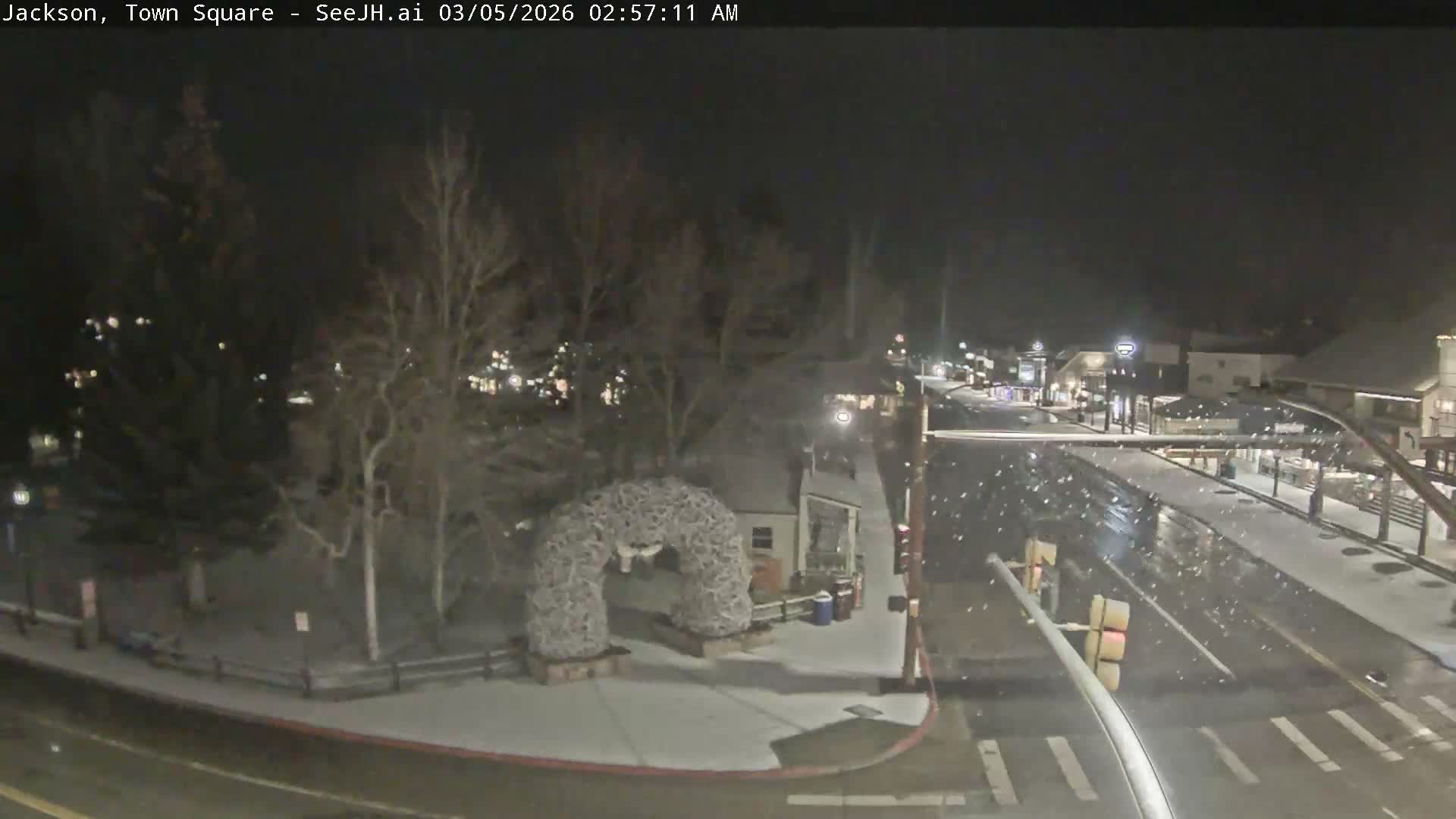 Jackson Hole, Jackson Town Junction Easy View Live Cam - Jackson, Teton, Wyoming, USA