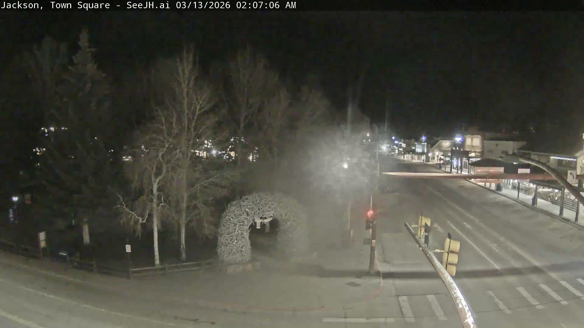 Jackson Hole, Jackson Town Junction Easy View Live Cam - Jackson, Teton, Wyoming, USA