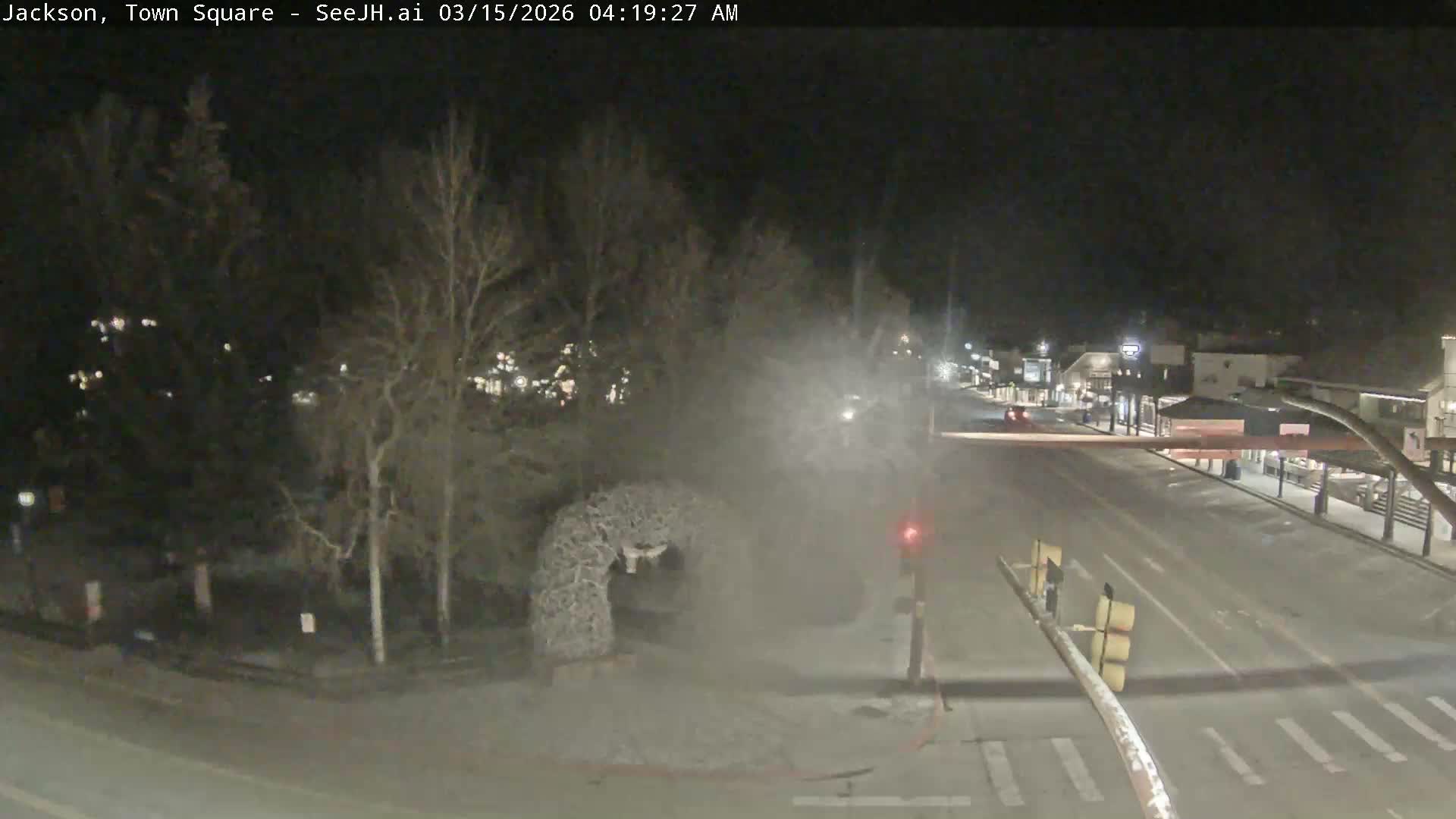 Jackson Hole, Jackson Town Junction Easy View Live Cam - Jackson, Teton, Wyoming, USA